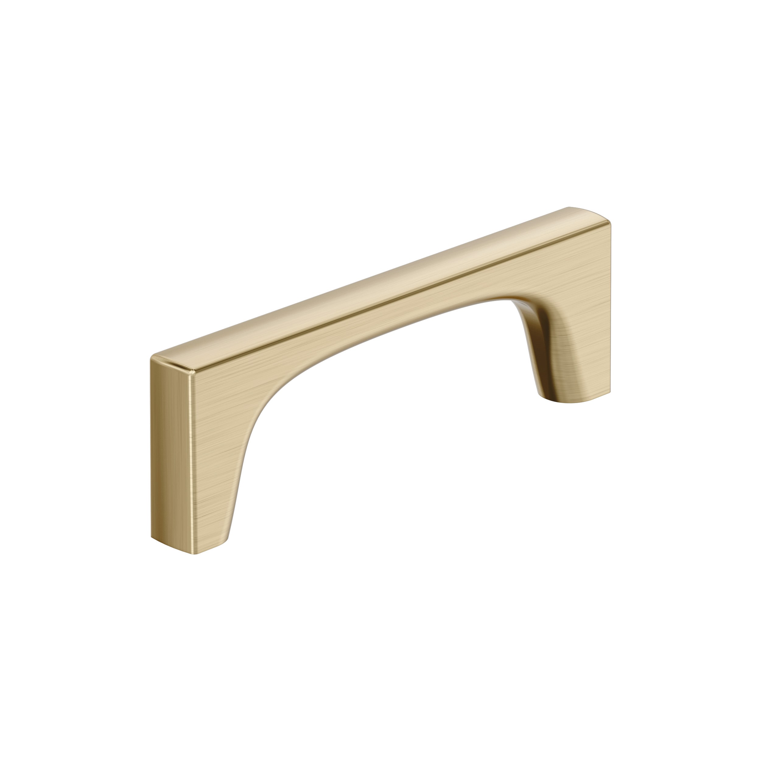 Amerock BP37423BBZ Merced 3-3/4-in , 96mm Center to Center Golden Champagne Rectangular Bar