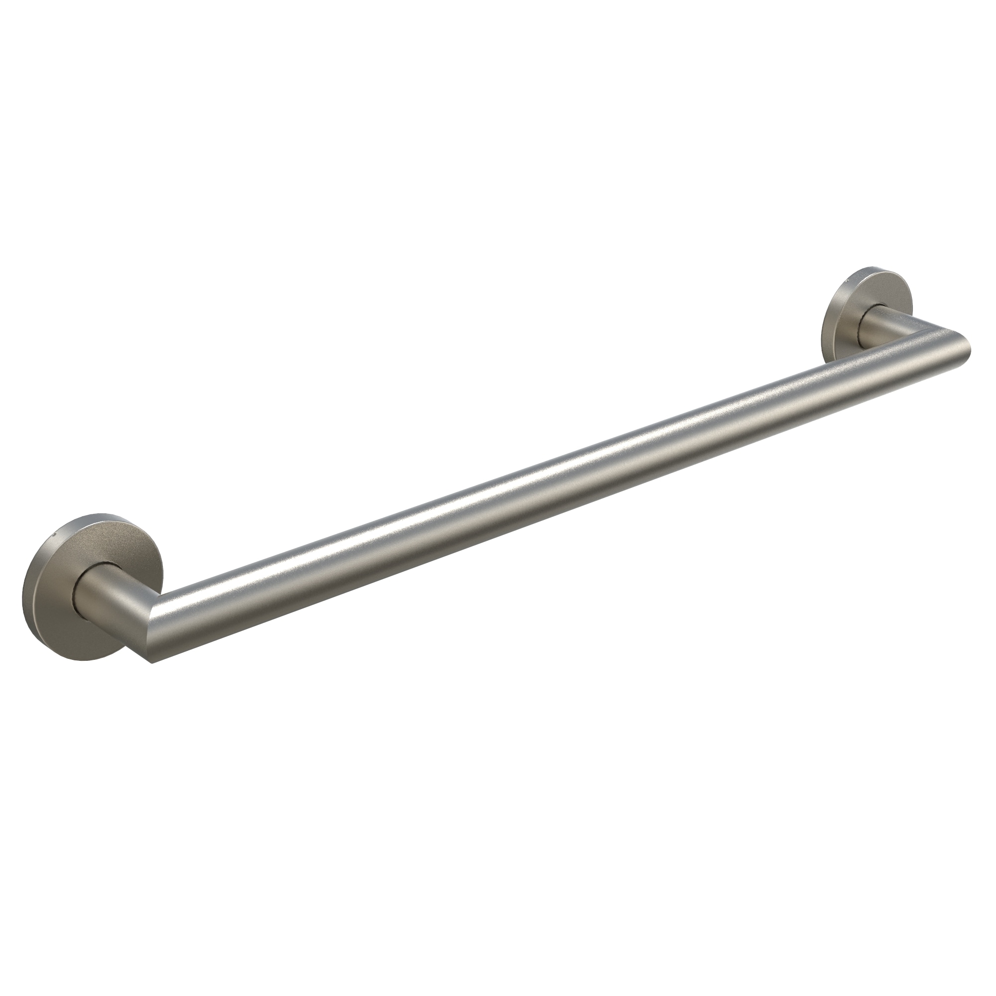 Keeney Architectural 24-in Brushed Nickel Wall Mount ADA Compliant Grab ...