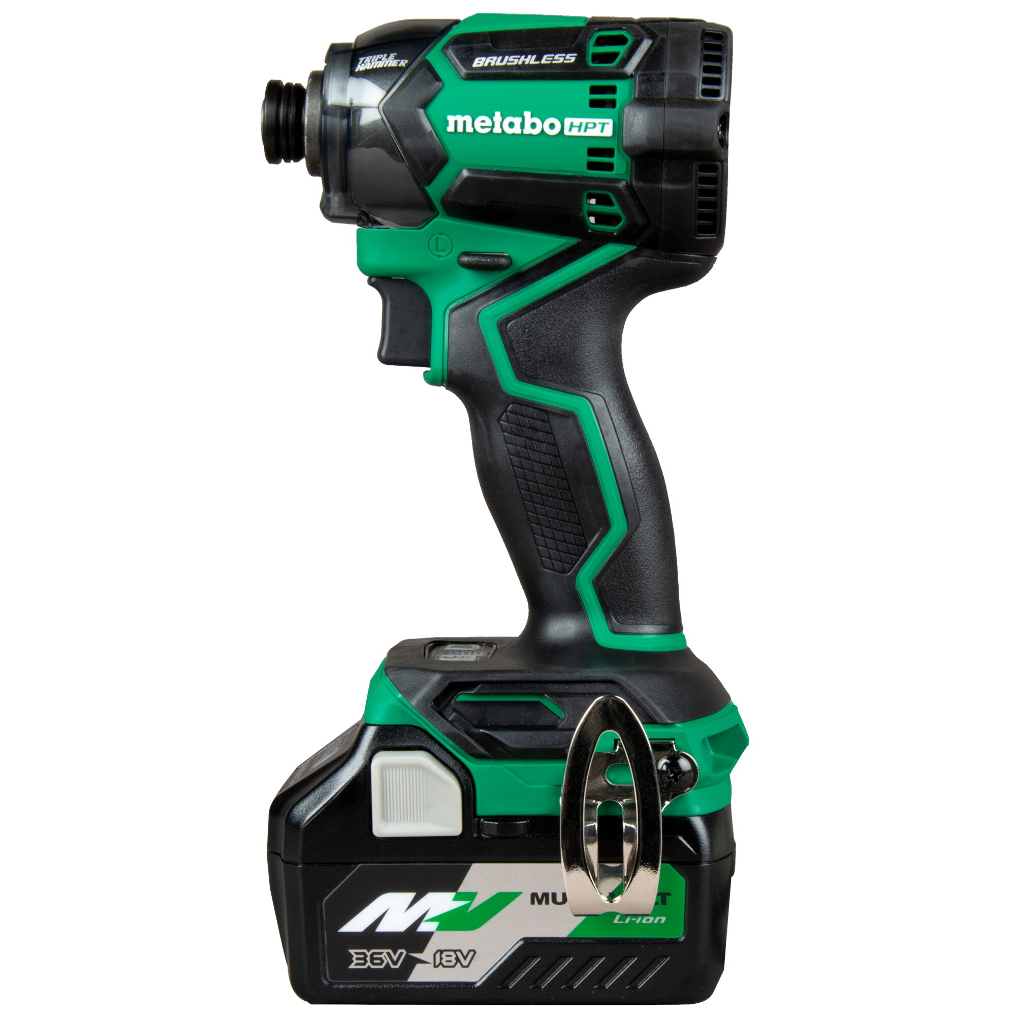 Metabo HPT MultiVolt 36-volt 1/4-in Brushless Cordless Impact Driver (2-Batteries Included, Charger Included and Hard Case included)
