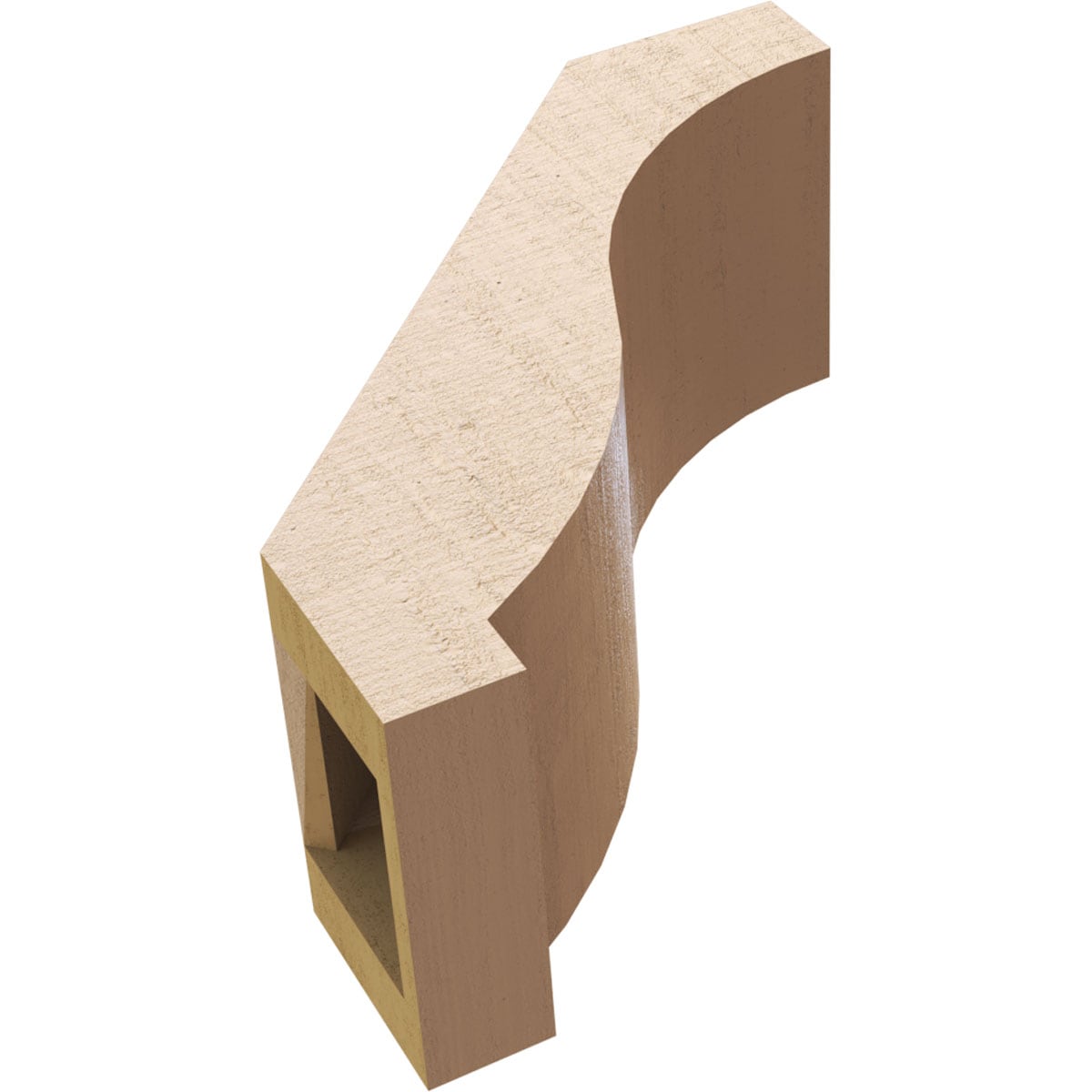 Ekena Millwork BRCUR05X10X10BKRRCPR braces - View #7