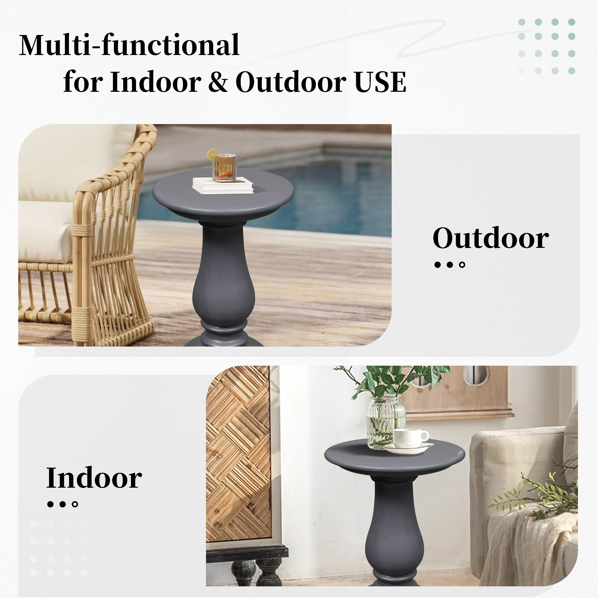 Patio Watcher TA-24H-DK Patio-Tables - View #6