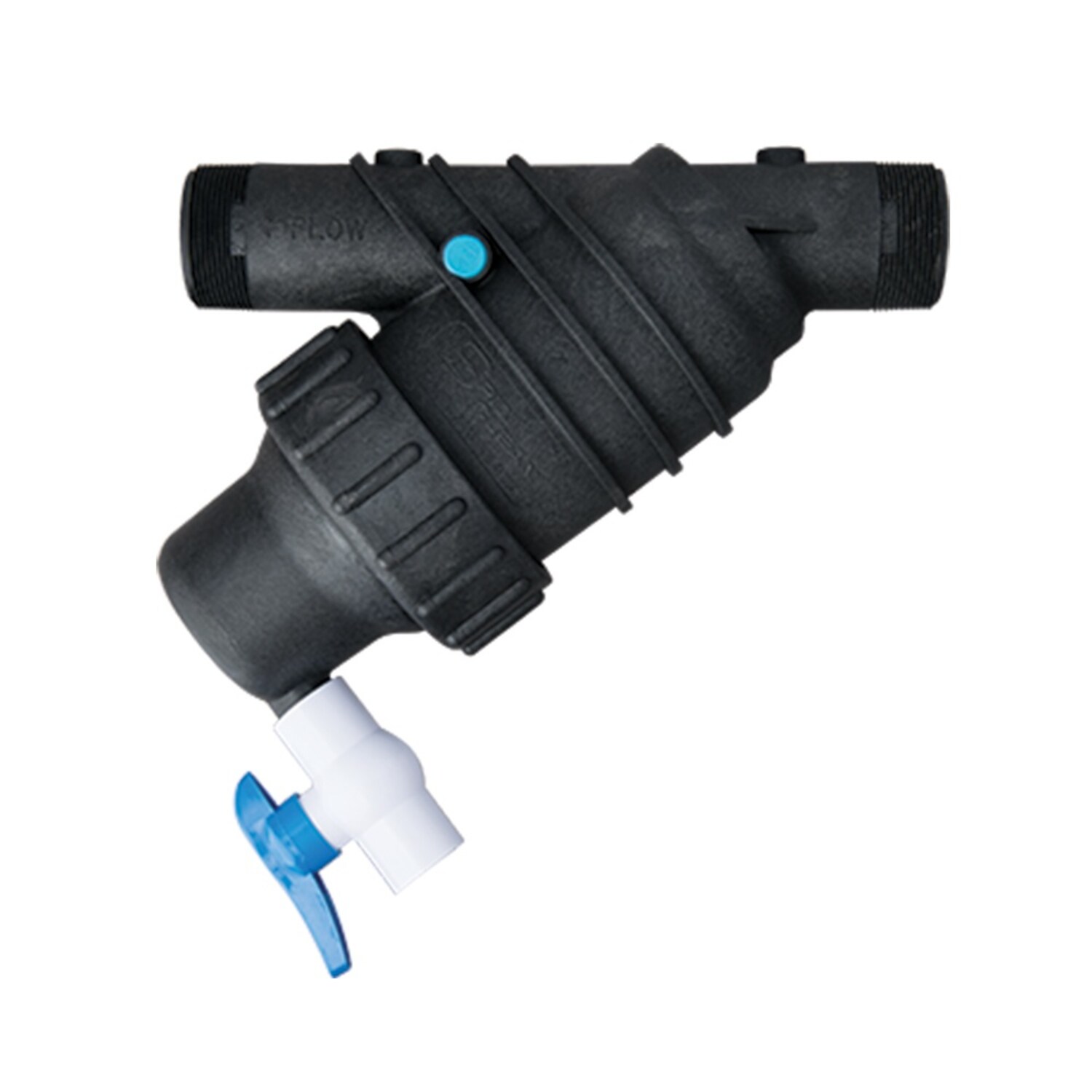 JAIN Irrigation 72130106 4EH 2” MPT with MPT Flush Valve (150 psi - 110 GPM Max) (SS Screen)