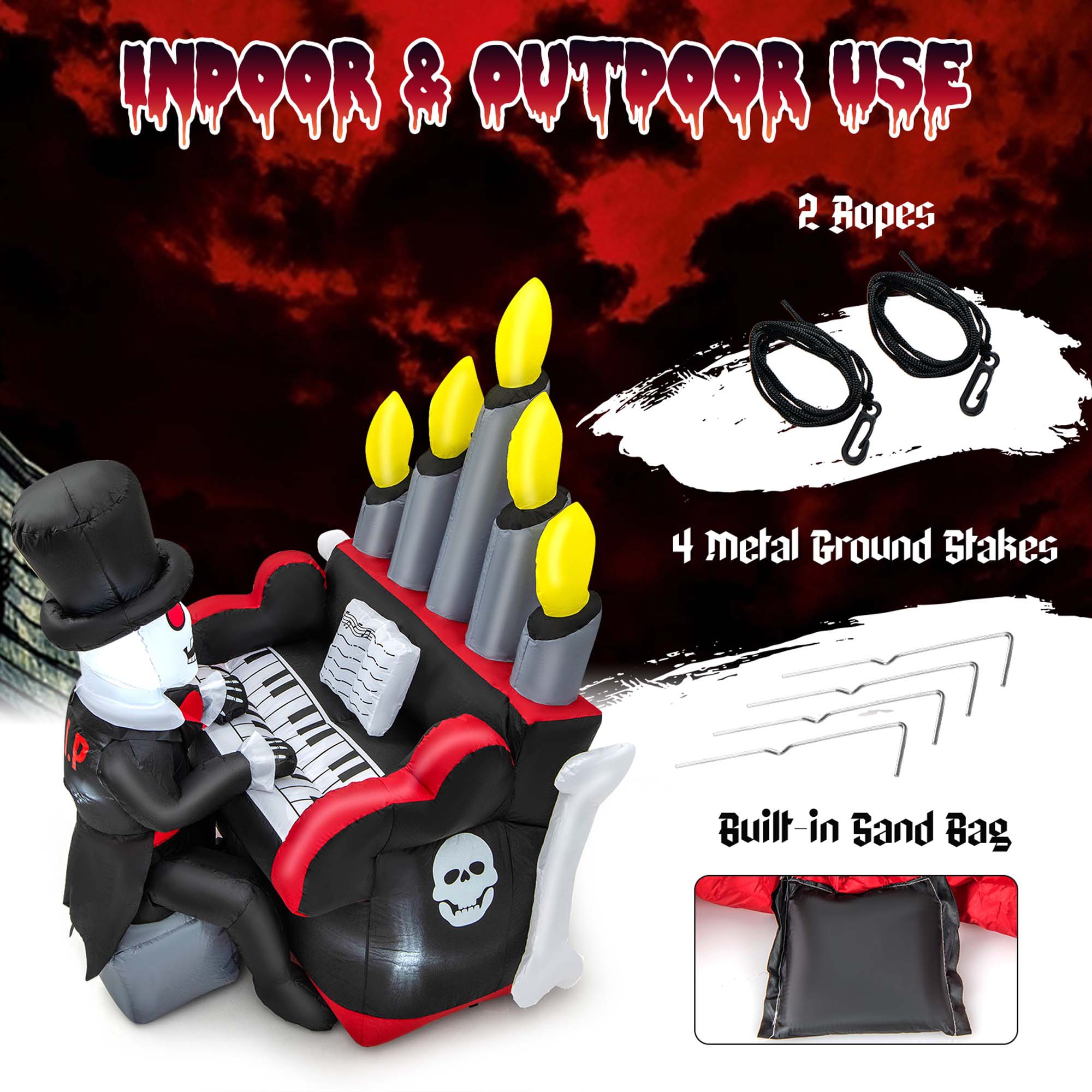 Costway LWS00739 Outdoor-Halloween-Decor - View #5