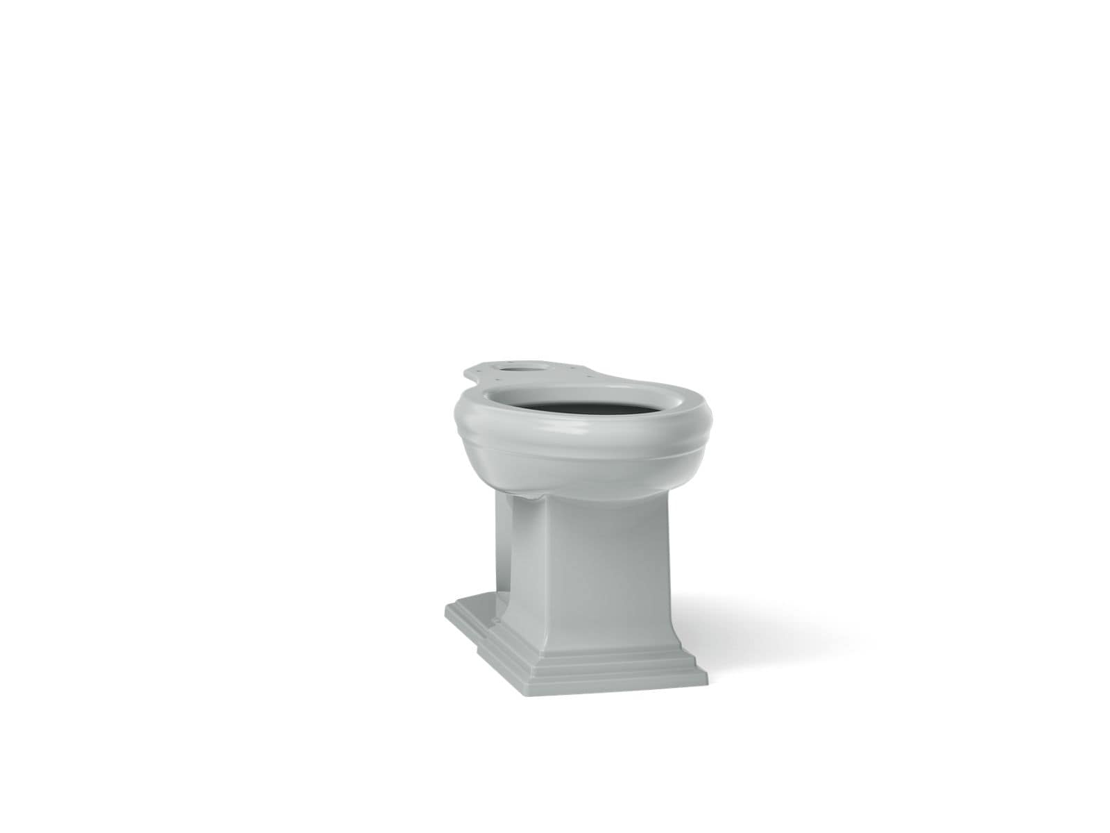 KOHLER 5626-95 Memoris Ice Grey Elongated Standard height Toilet Bowl 12-in Rough-In