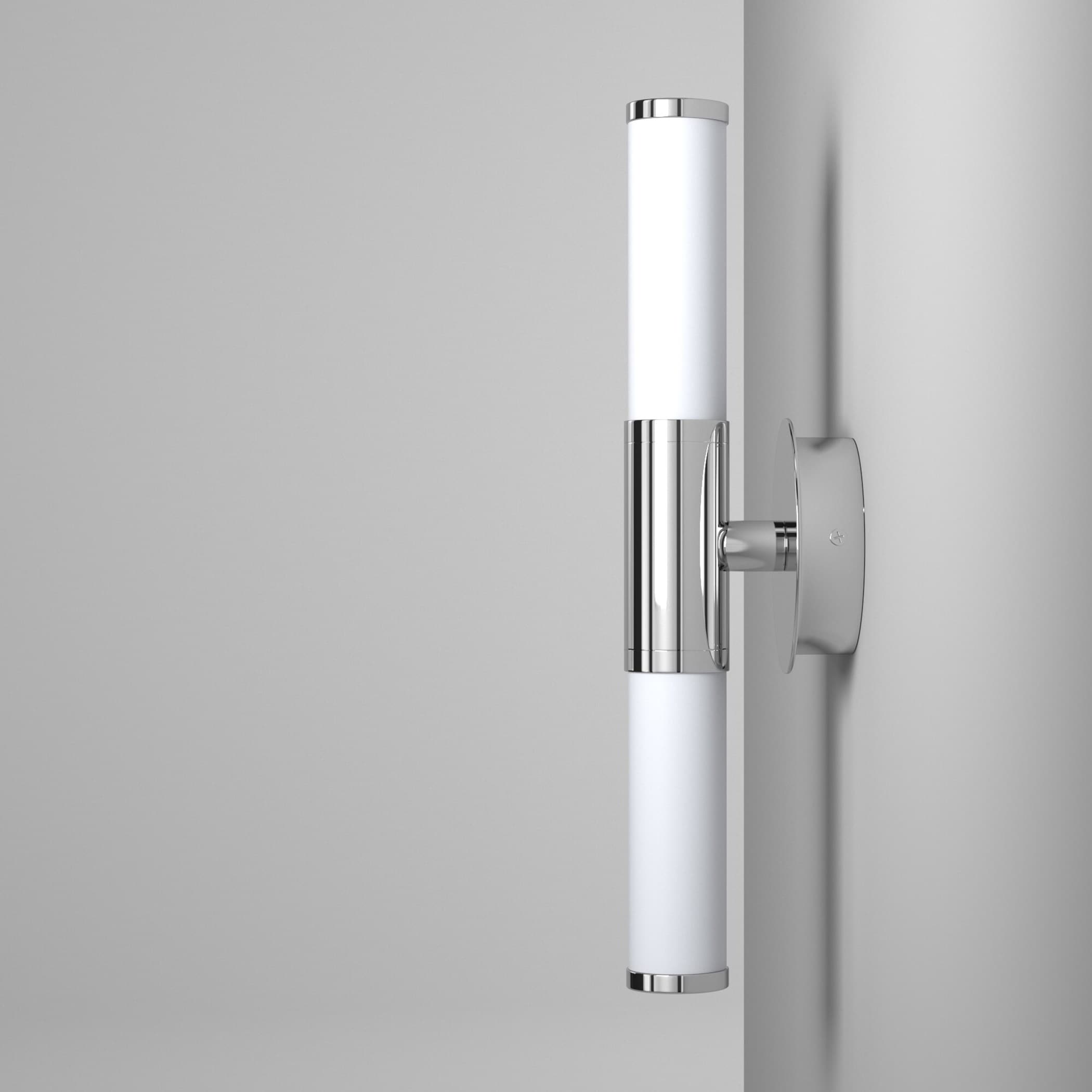 Palmera Chrome 20" LED Vanity Cylinder Wall Sconce