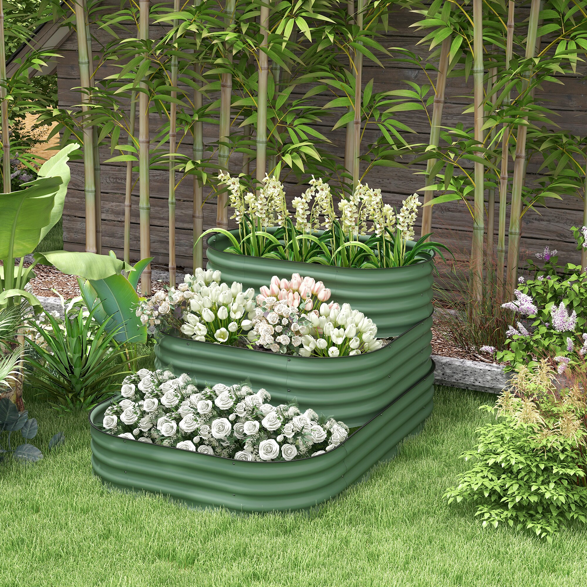 AHIOU HOME ZAAHG-P174404GB Raised-Garden-Beds - View #3