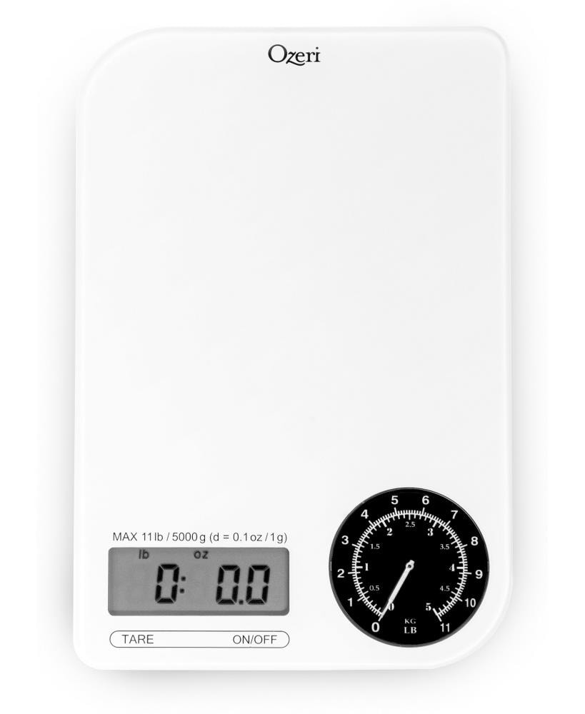 Ozeri Pro Digital Kitchen Food Scale, 0.05 oz / 1 G to 12 lbs / 5.4 kg - Blue