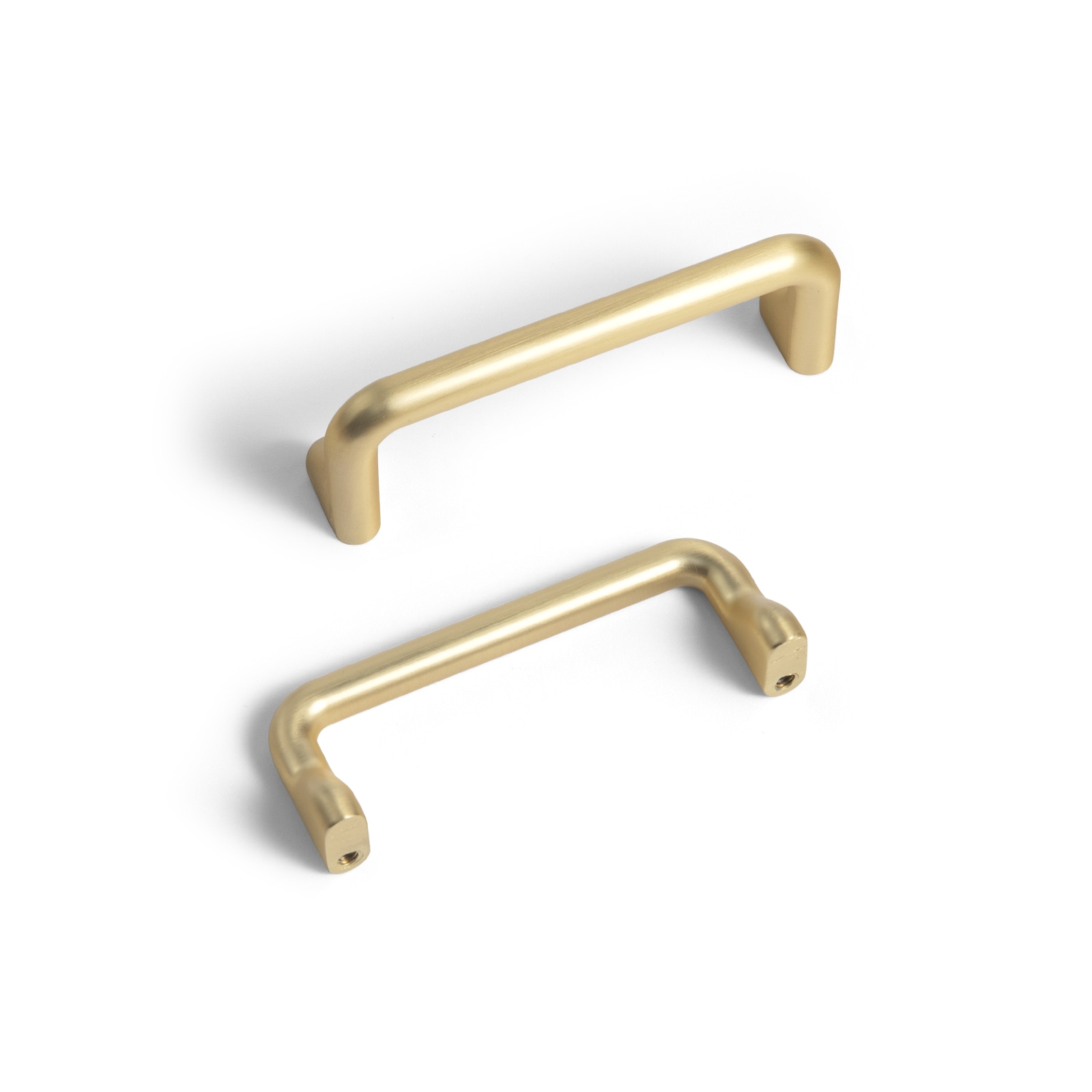 Miaokesen 2303TLS-76 3-in , 76mm Center to Center Light Brushed Brass Novelty Bar 6 -Pack