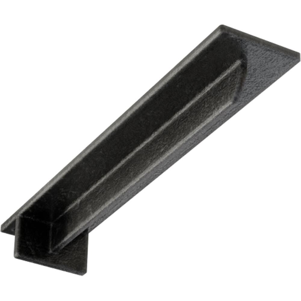 Ekena Millwork BKTM03X16X02HEASV Heaton Hidden 16-in x 3-in x 2-in Gray Steel Countertop support bracket