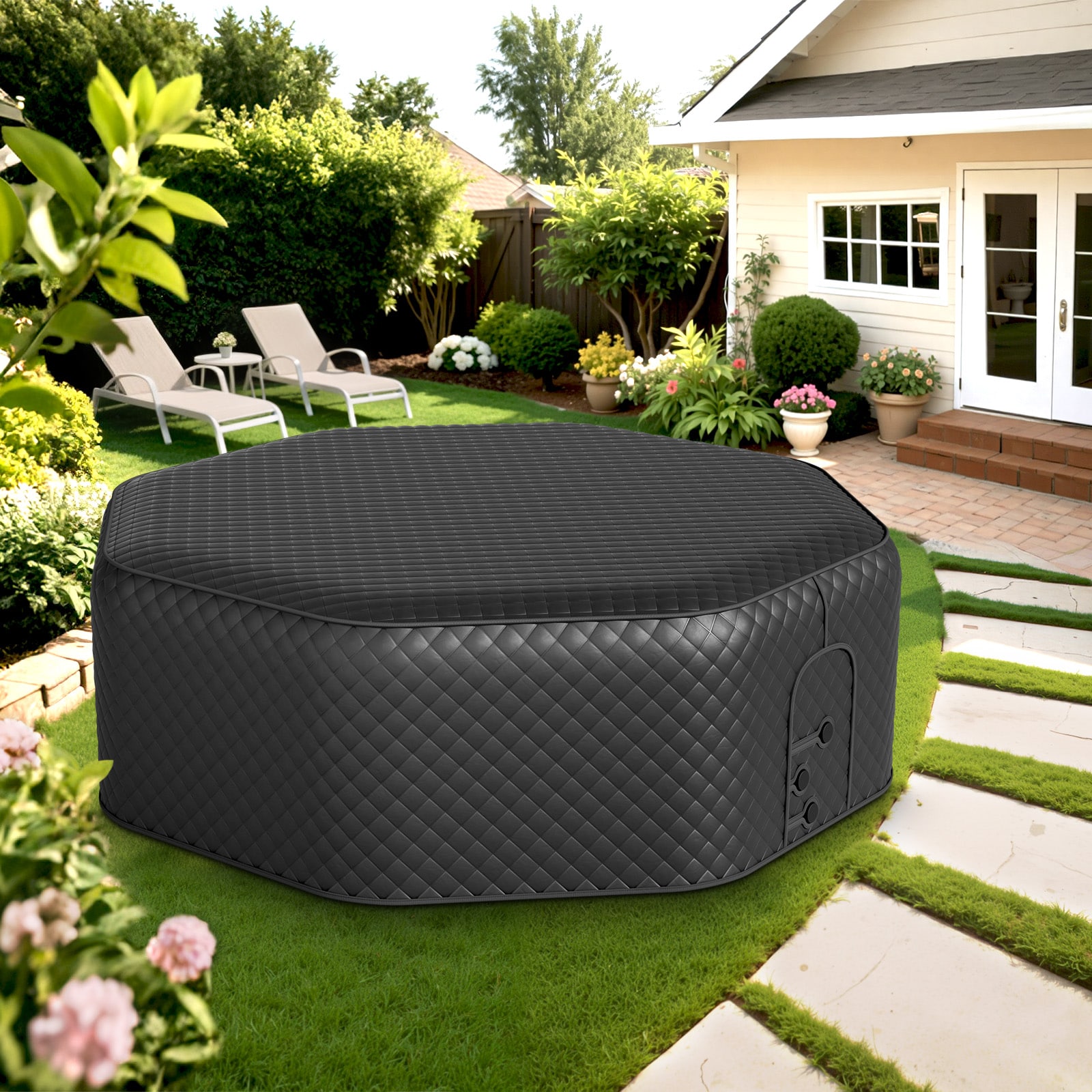 DOCRED TUB-Y8BWZ000-A1-LS02 Hot-Tub-Spa-Steps - View #6