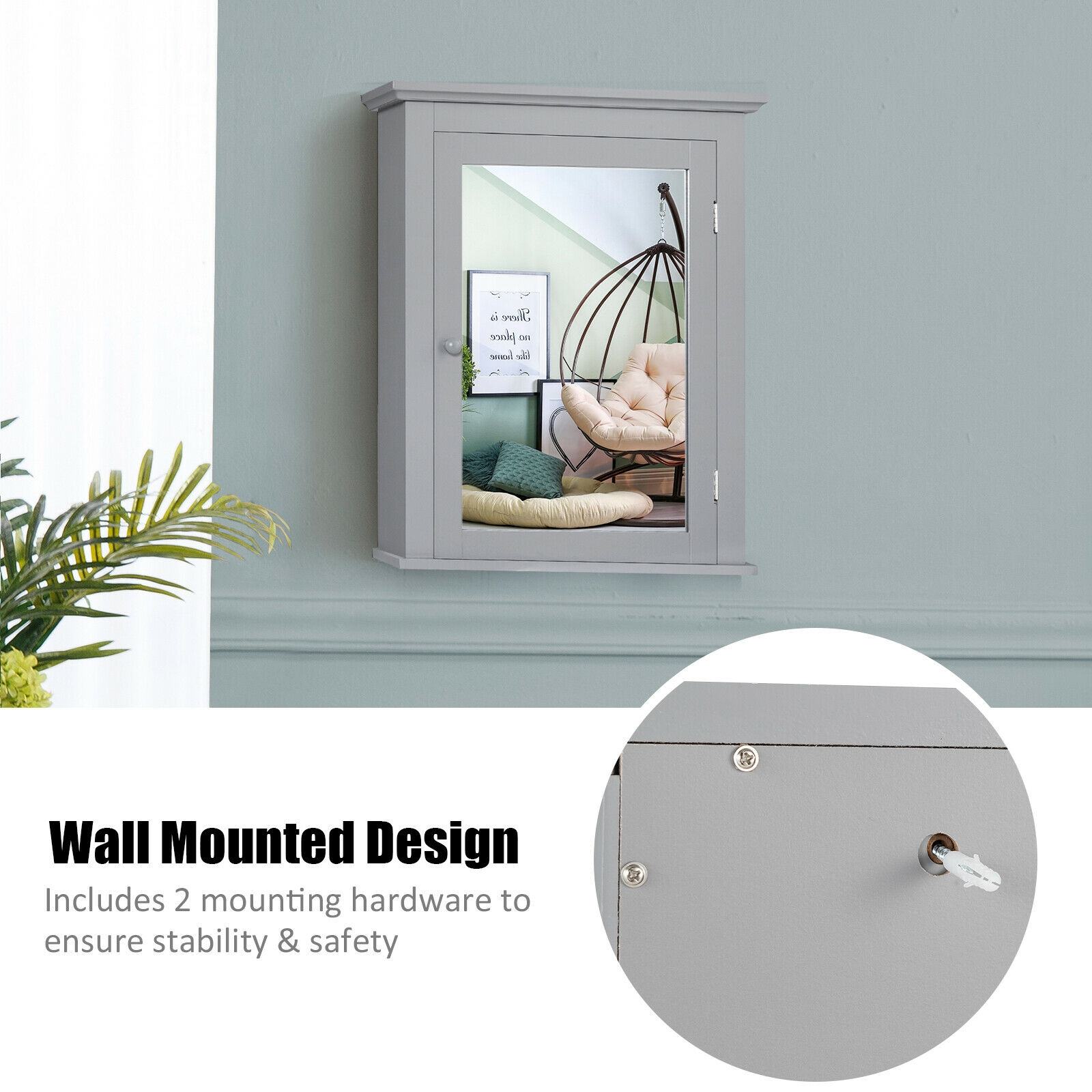 WELLFOR OUG59321GR Bathroom-Medicine-Cabinets - View #10