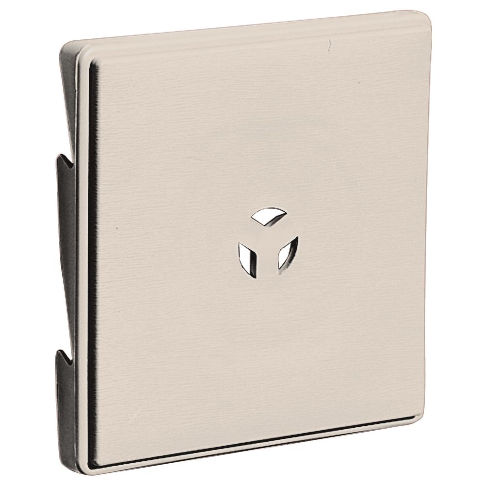 Builders Edge 130110007048 6.625-in x 6.625-in Almond Vinyl Universal Mounting Block