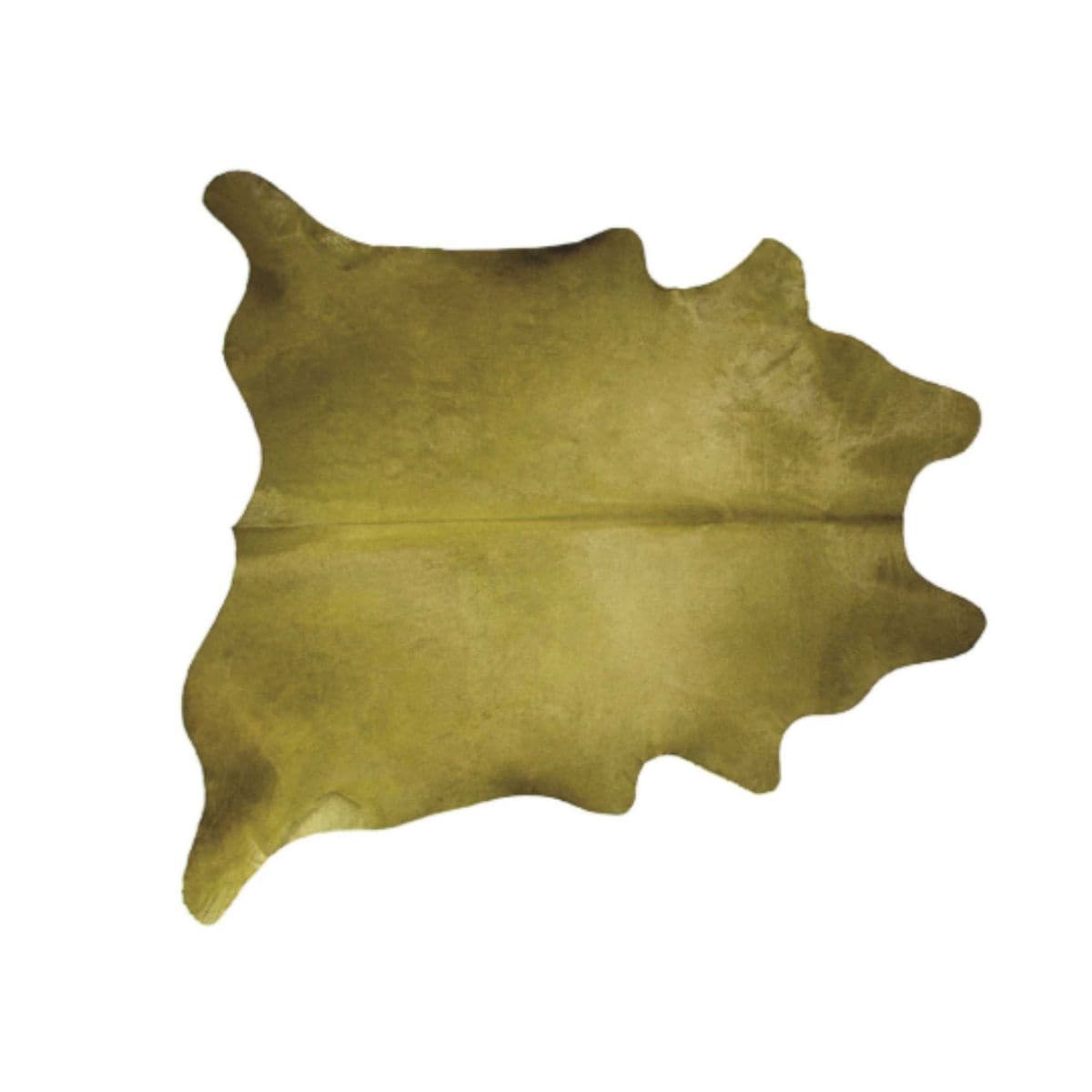 HomeRoots 317308 Josephine 5 x 7 (ft) Cowhide Lime Irregular Indoor Area rug