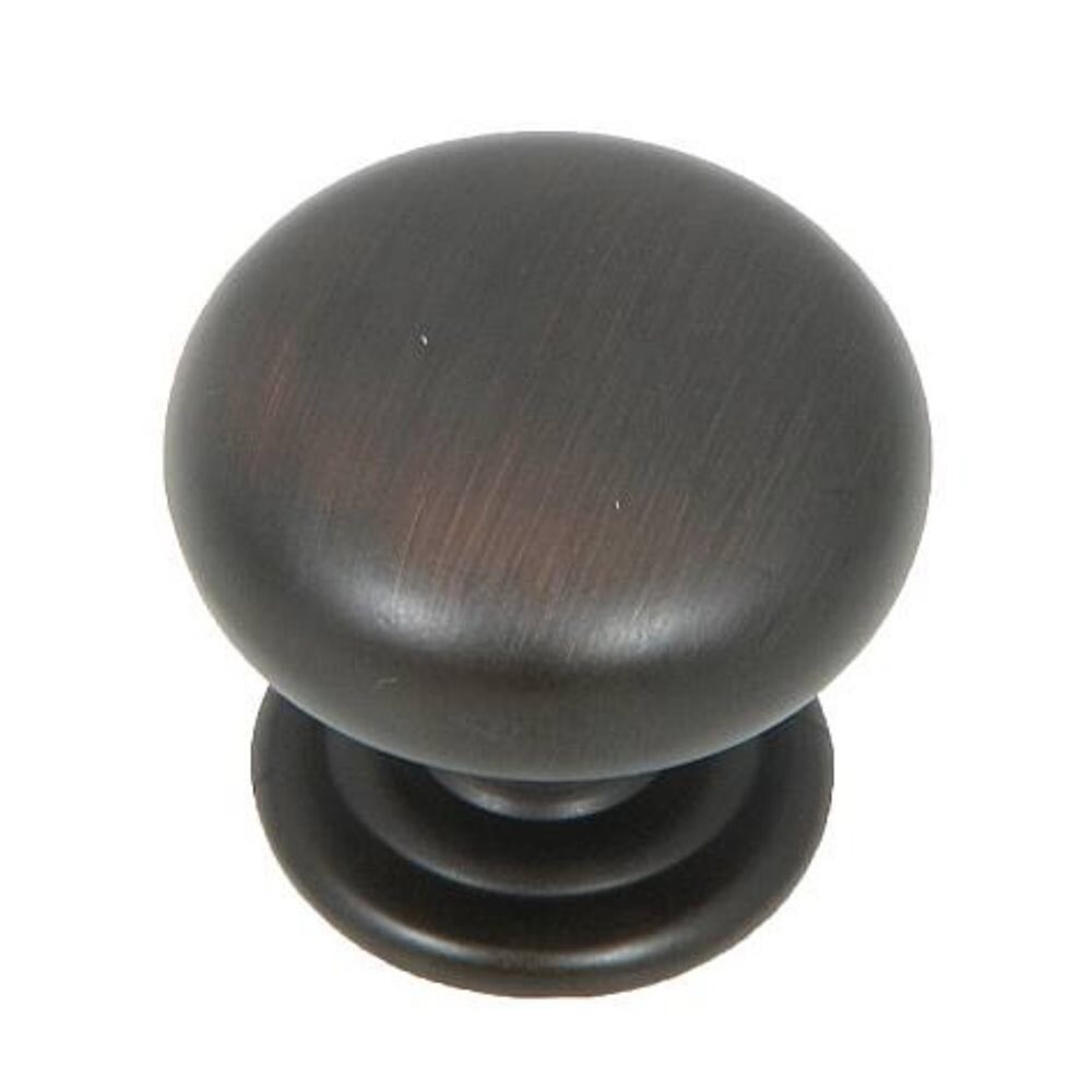 Stone Mill Hardware Caroline Oil-Rubbed Bronze Round Cabinet Knob in ...