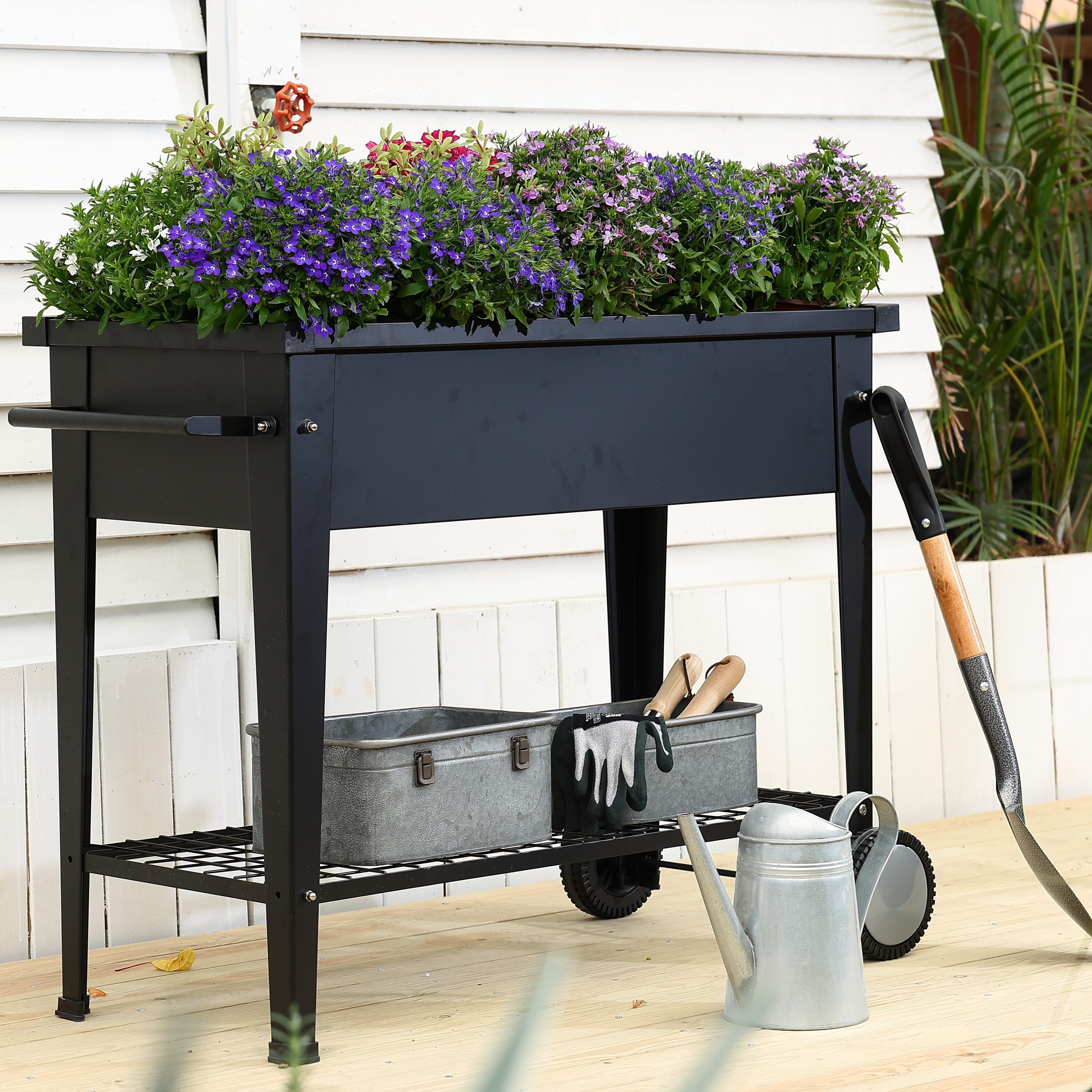 LuxenHome WHPL1605 Raised-Garden-Beds - View #3