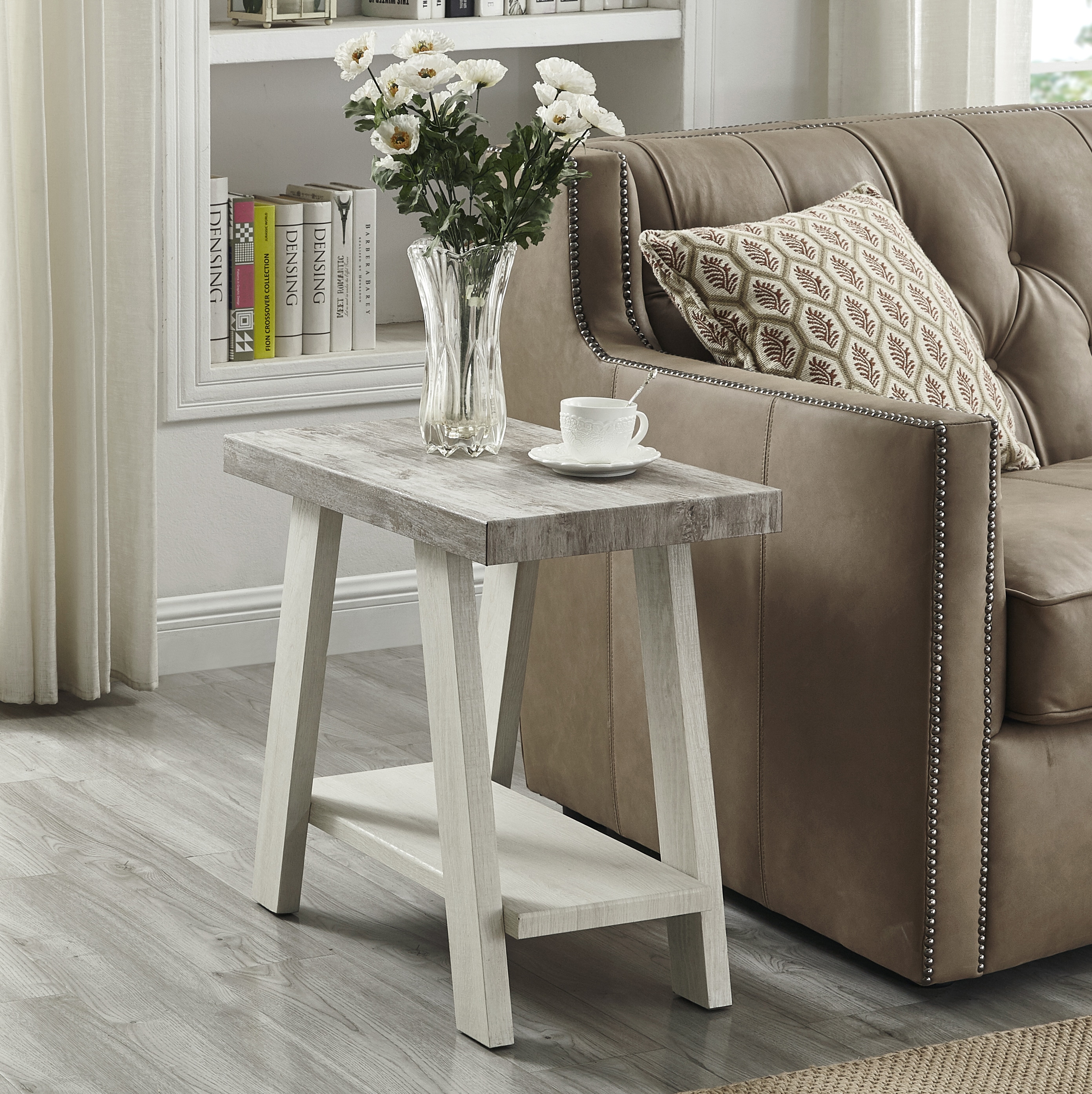 Roundhill Furniture OA3376BG End-Tables - View #2