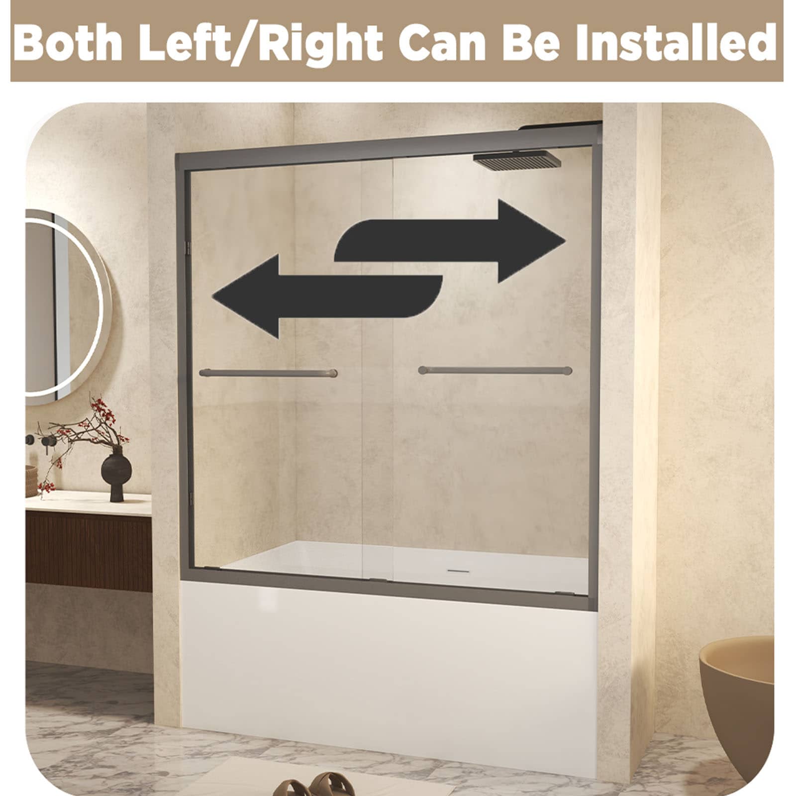 Lordear HMS-LD-6A22-1-608CH Bathtub-Doors - View #8