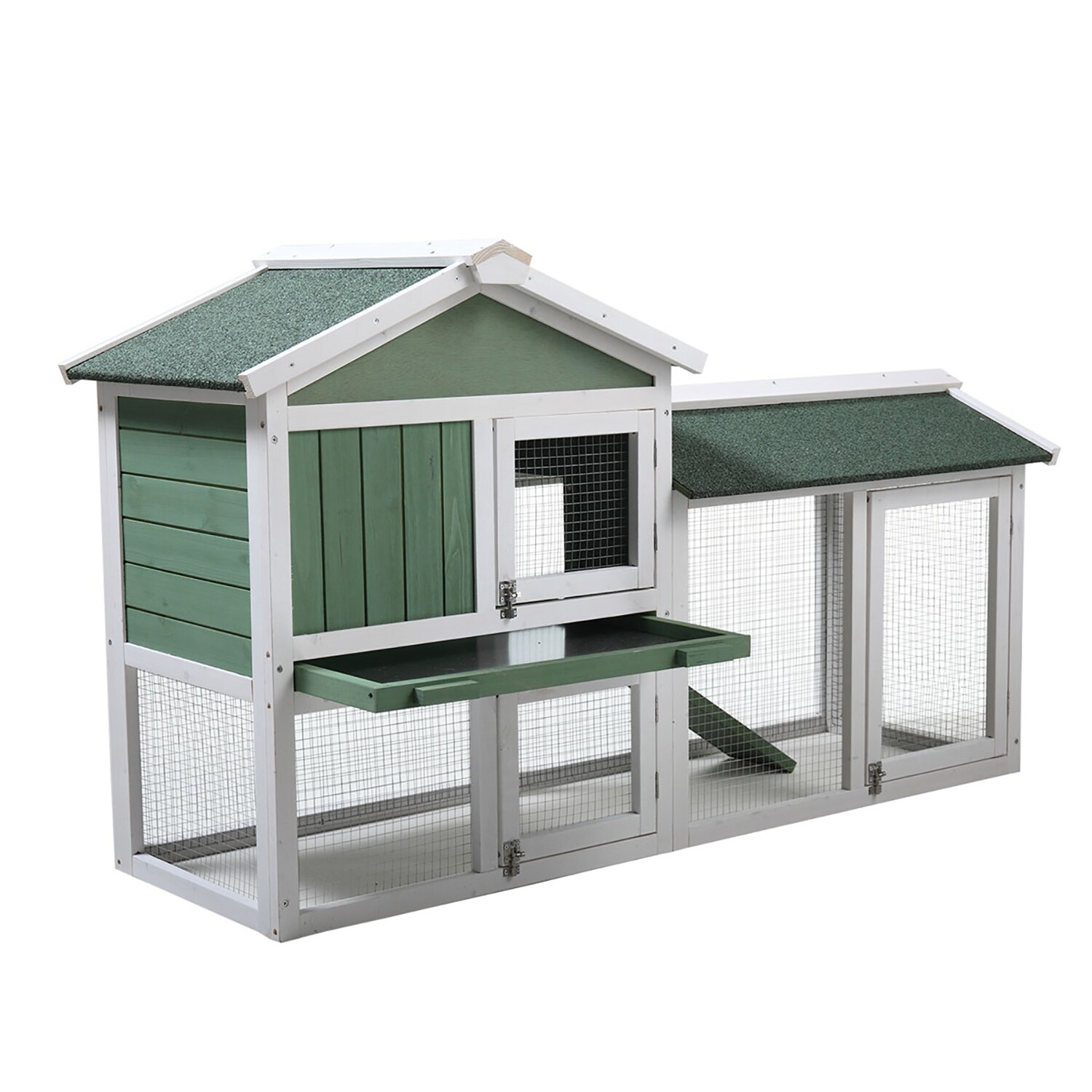 GZMR Orange Wood Convertible Chicken Coop and Rabbit Hutch in the Chicken Coops & Rabbit Hutches