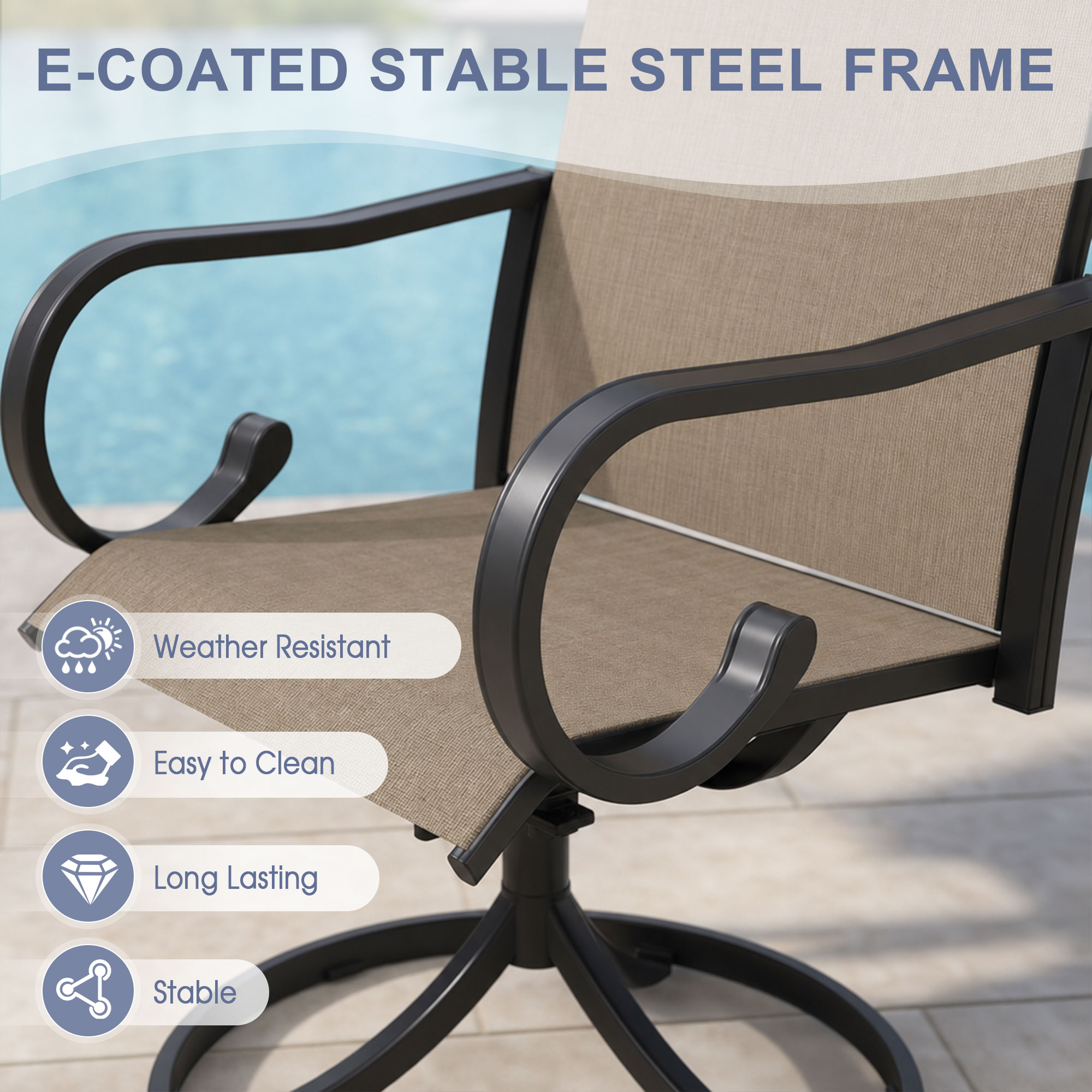 VICLLAX FDT05BL-DCS08BL-7V Patio-Dining-Sets - View #5
