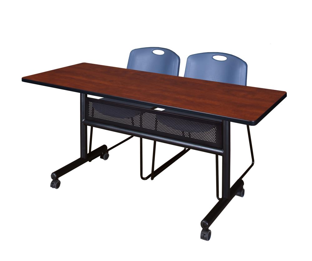 Regency MKFTM6024CH44BE Training Red 4-Person Training Table (60-in W x 29-in H)