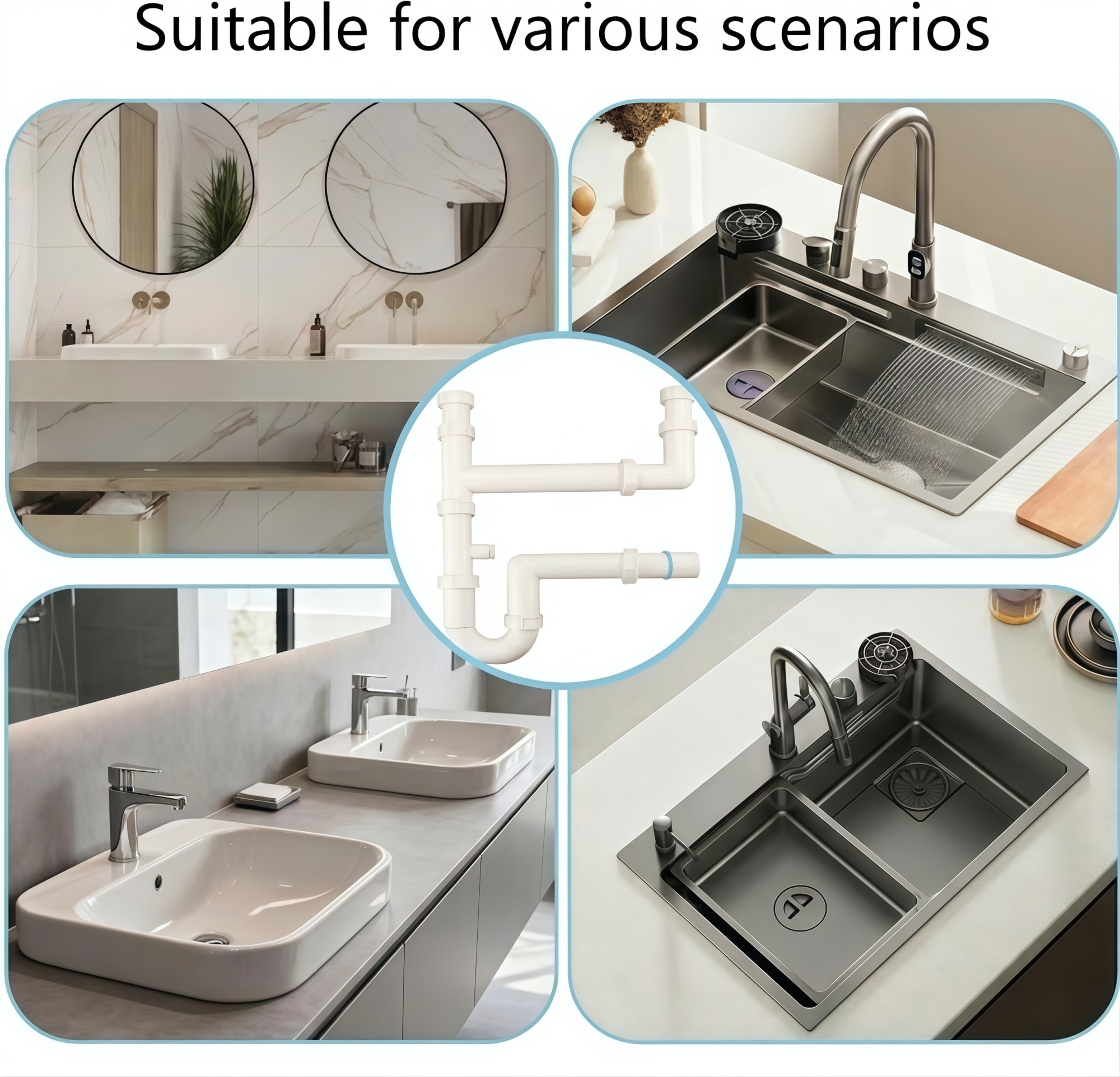 Numhew NHWILL17837 Kitchen-Sink-Accessory-Kits - View #5