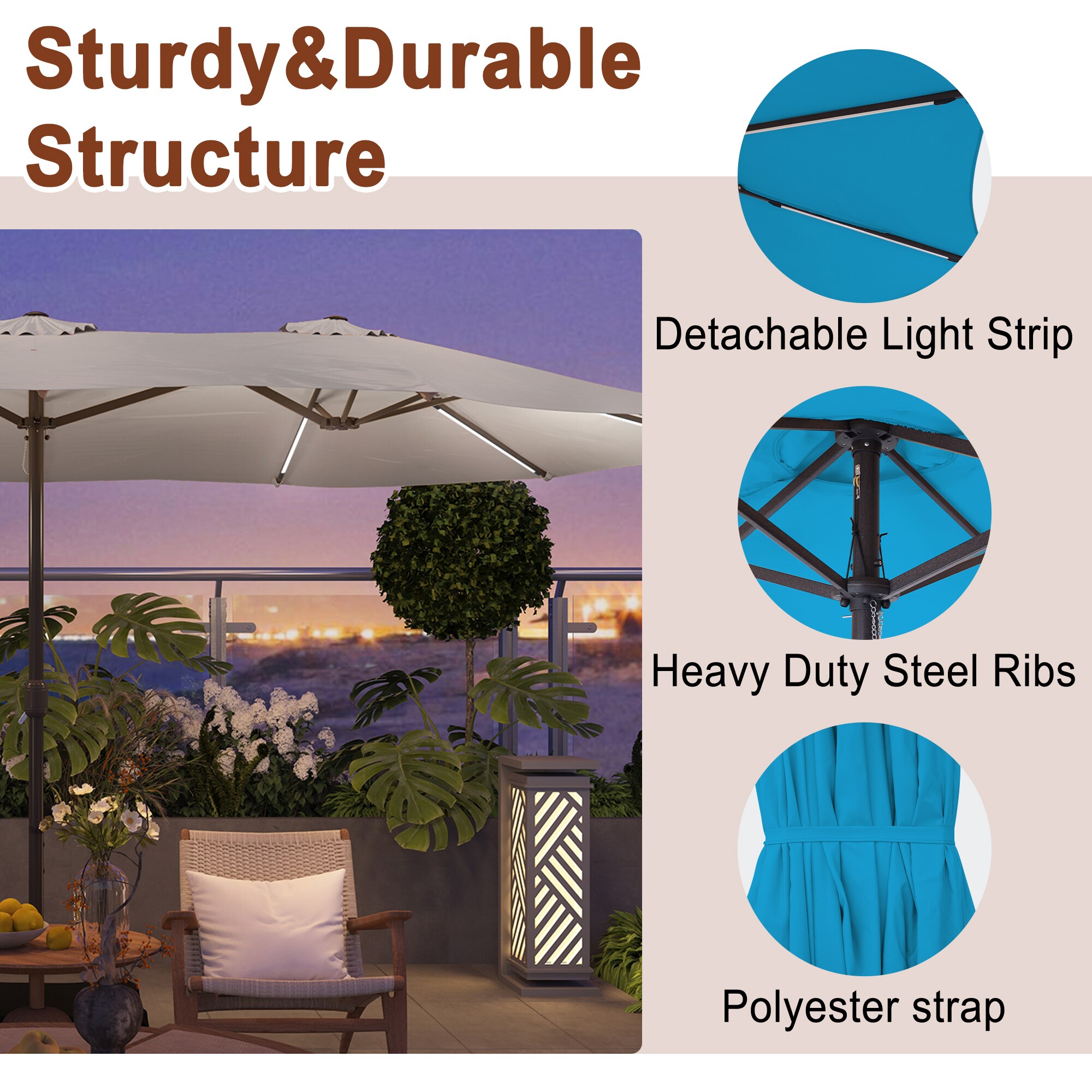 Mondawe LC-NSM011BY Umbrellas-2 - View #6