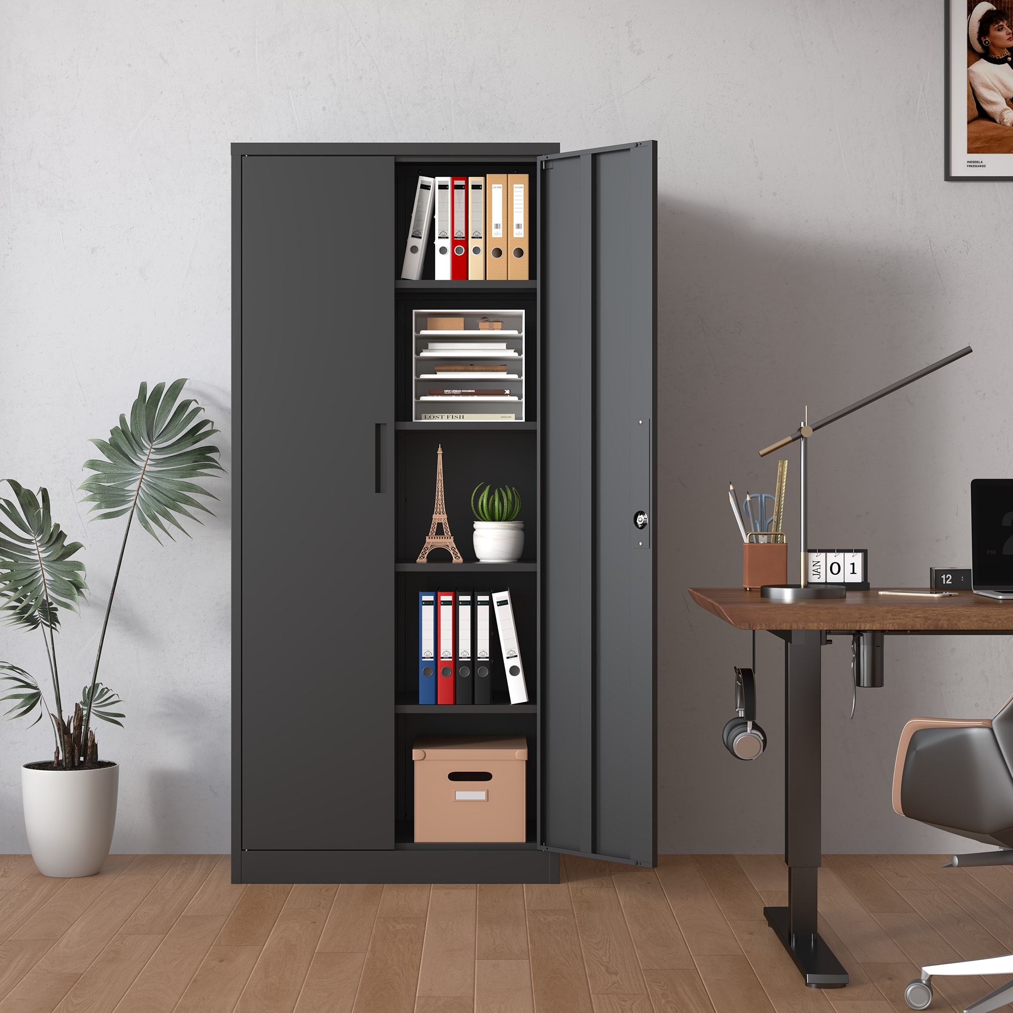 Kahomvis MAKE-QPO3-42 Storage-Cabinets - View #6