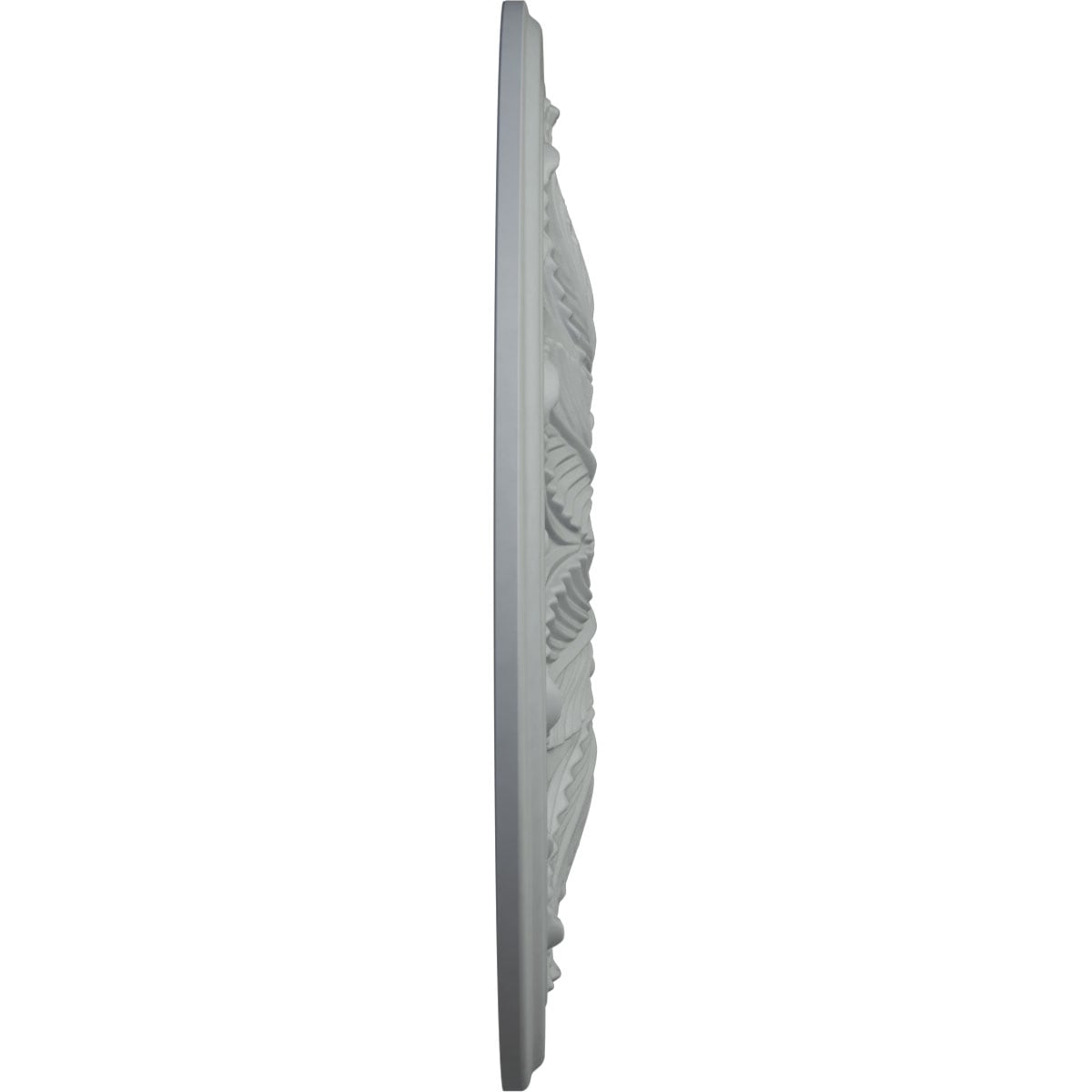 Bordeaux Primed White Polyurethane Ceiling Medallion, 22.63" Diameter