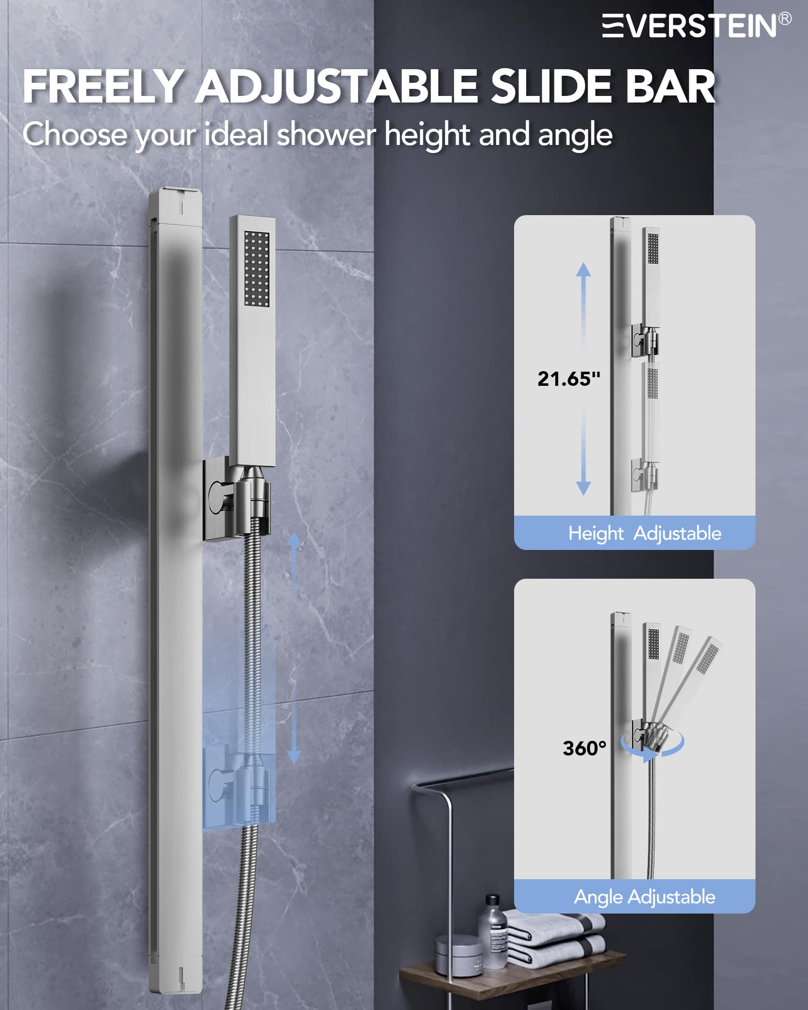 EVERSTEIN SFS-1025-NK Tub-Shower-Faucets - View #6