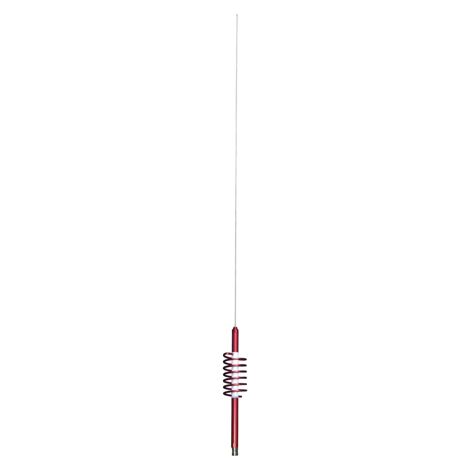 Tram WSPWC6R WC-6 2,000-Watt WILDCAT Trucker CB Antenna with 6-In. Anodized Aluminum Shaft with Extremely Low SWR and Long-Distance Transmit and Receive (Red)