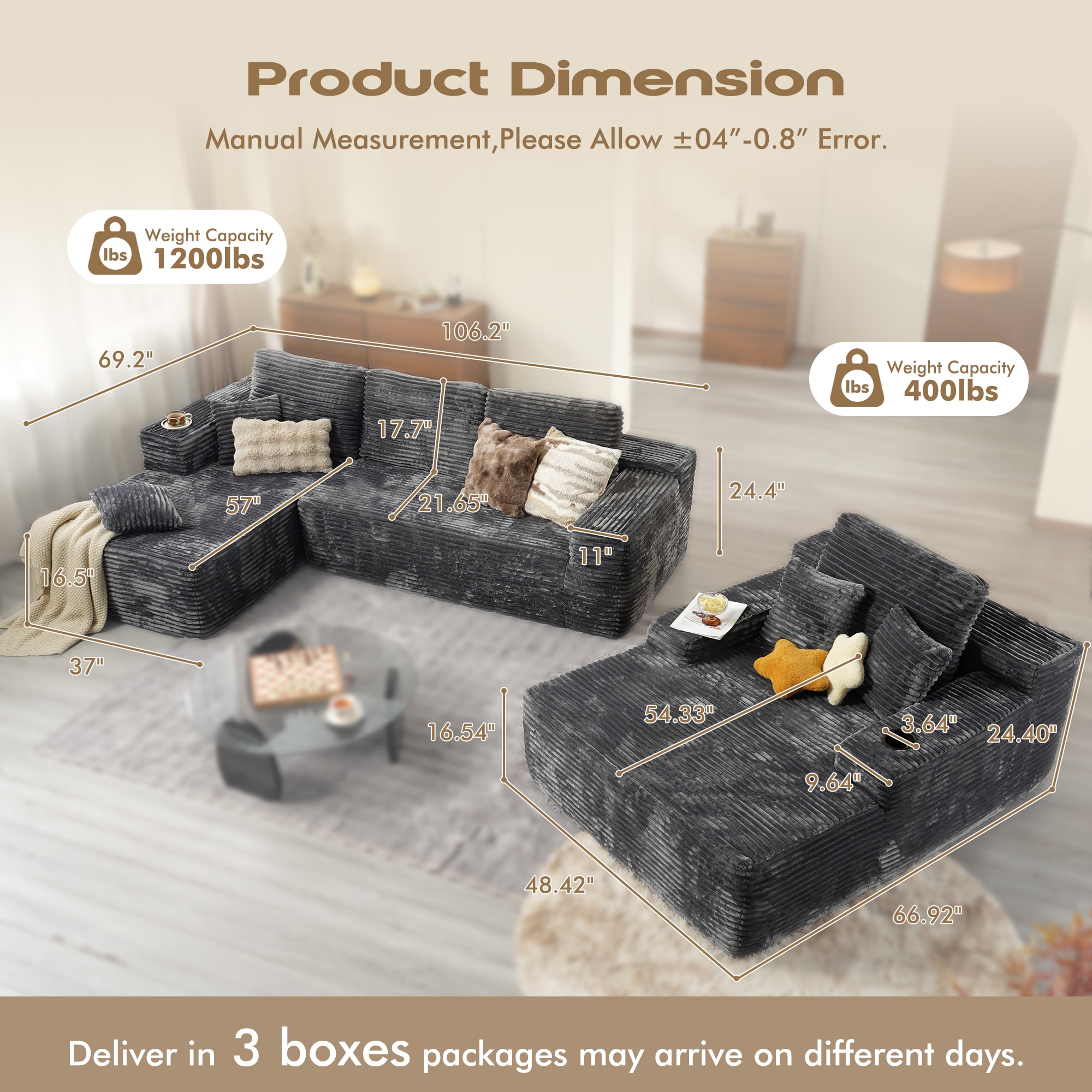 Pouuin SVI-JO910 Sofas-Loveseats - View #2