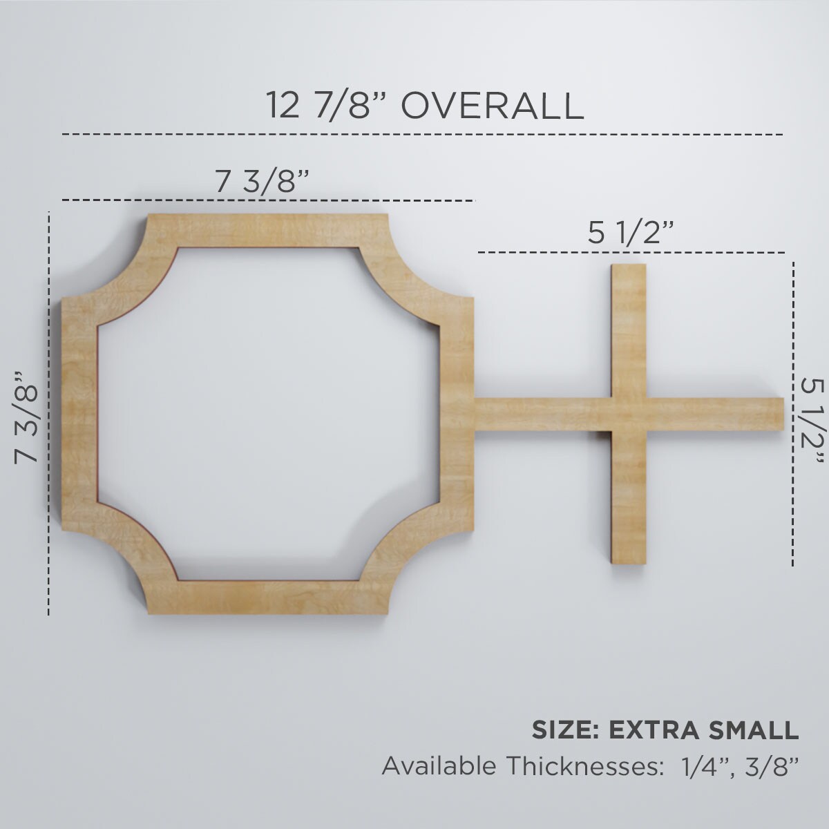 Ekena Millwork WALW08X08X0375BRDWA Wall-Panels - View #3