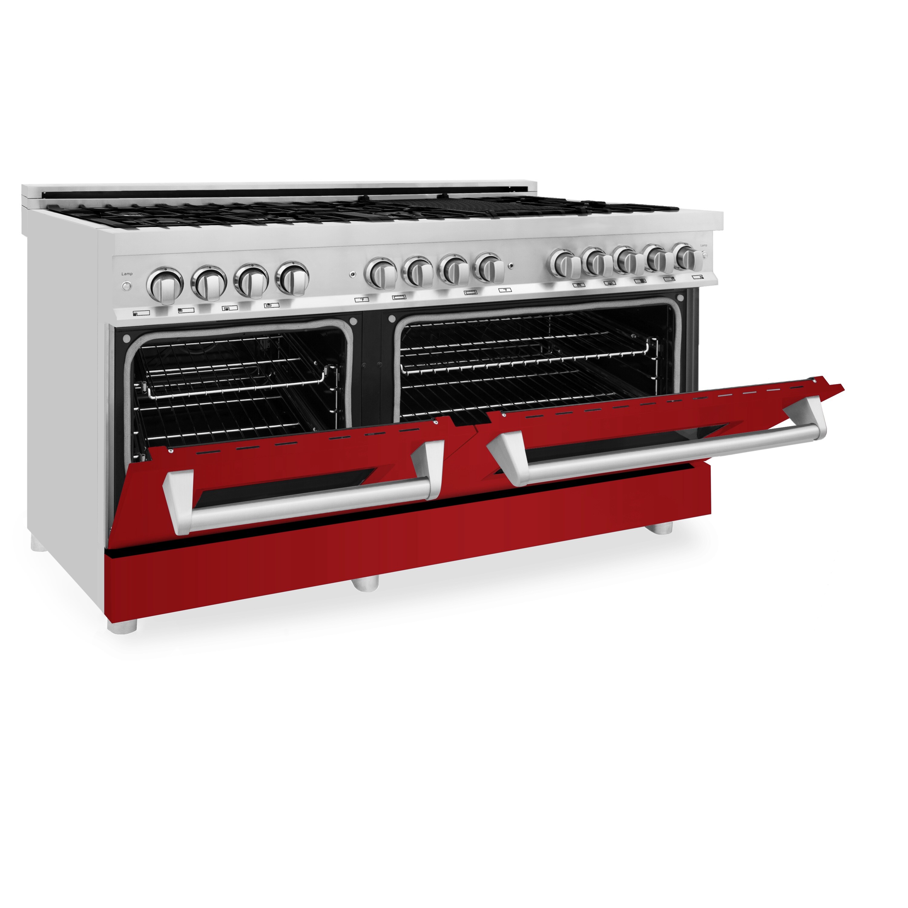ZLINE KITCHEN & BATH RA-RG-60 Double-Dual-Fuel-Ranges - View #3