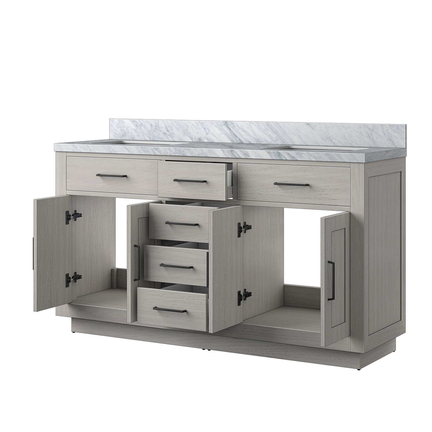 Lexora LVGI60DM100 Bath-Vanity-Combo - View #3
