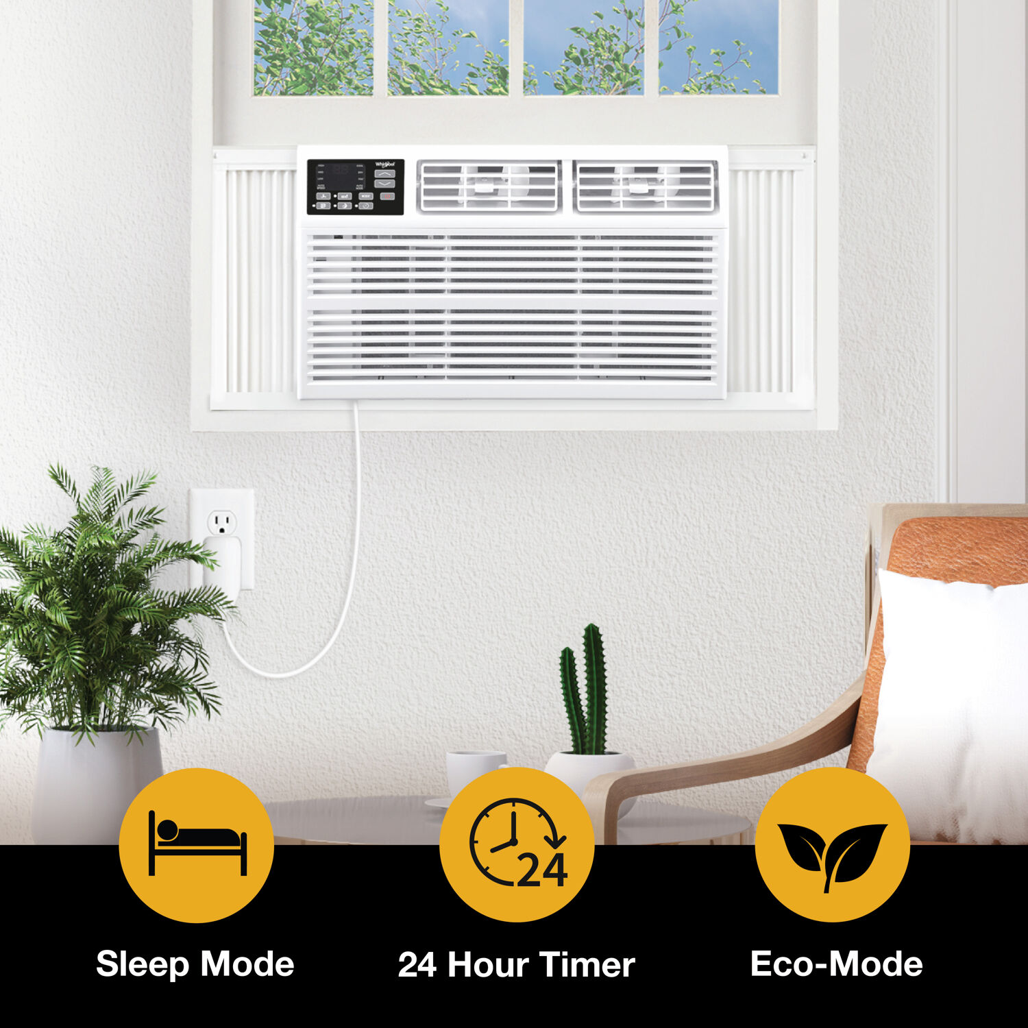 Whirlpool WHAW121CW Window-Air-Conditioners - View #7