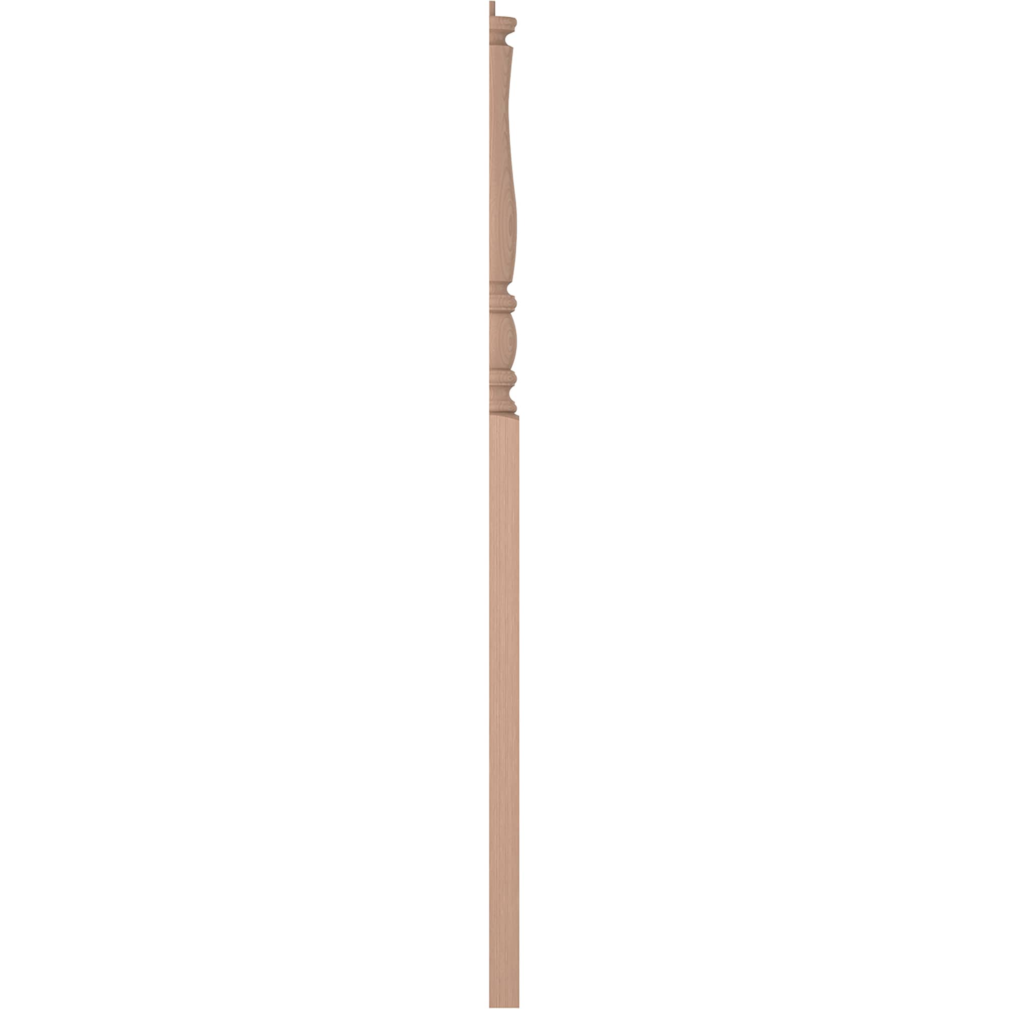 L.J. Smith Stair Systems LJP-3315 1-2-HM 3.5-in x 58-in Unfinished Hard maple Stair Newel Post