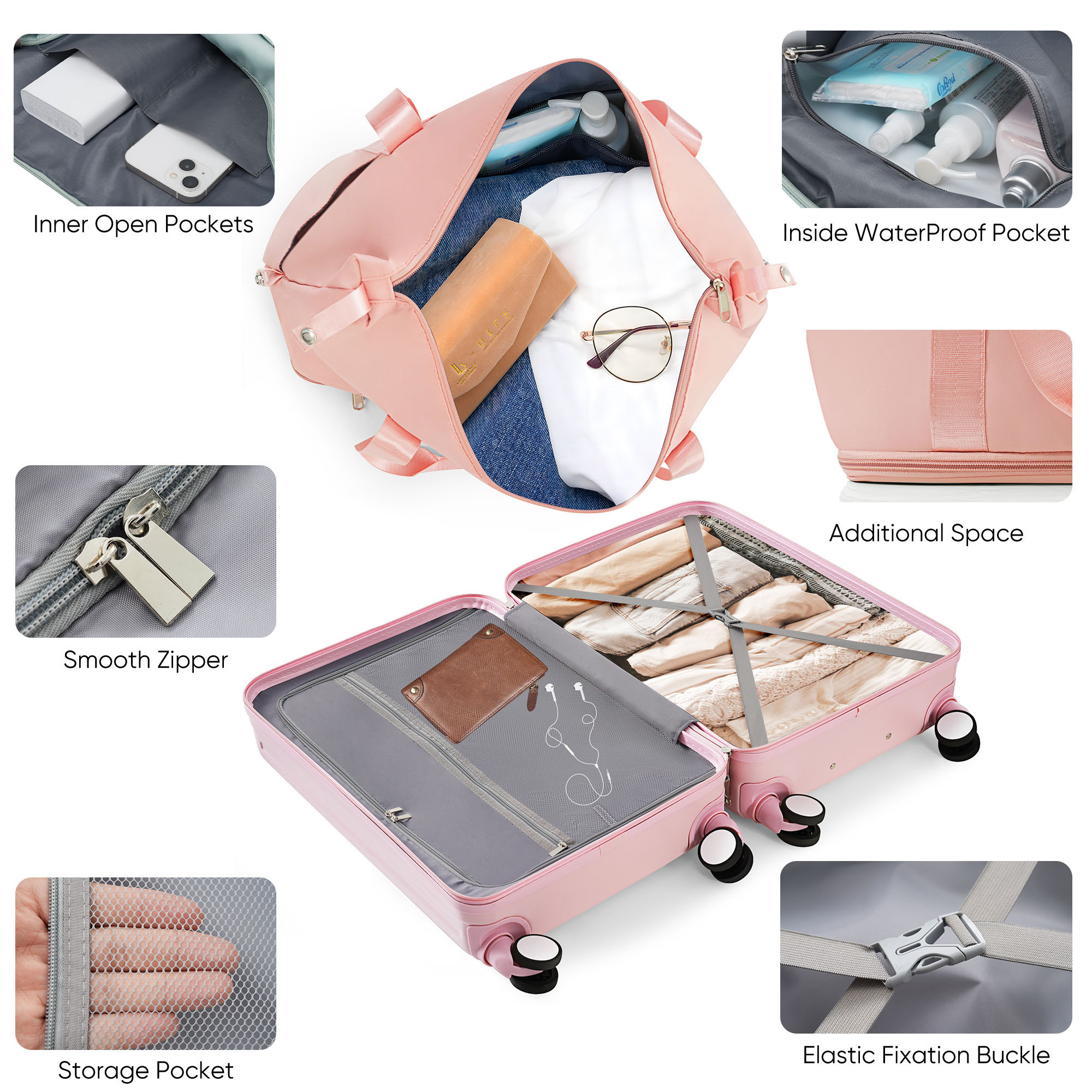 Bybafun YD9600058 Luggage-And-Luggage-Sets - View #5