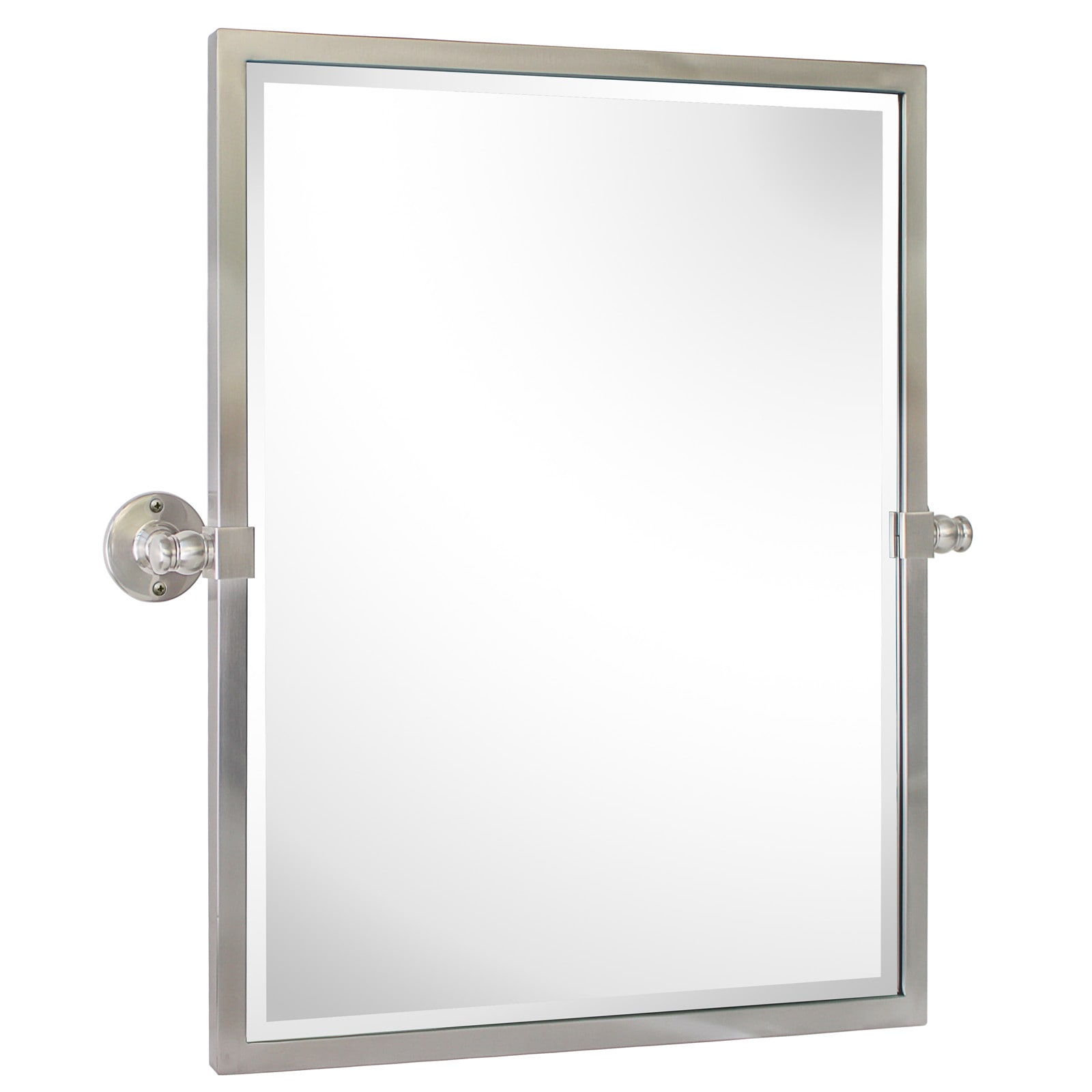 TEHOME Blakley 20-in X 24-in Tilting Bathroom Vanity Mirror (Brushed ...