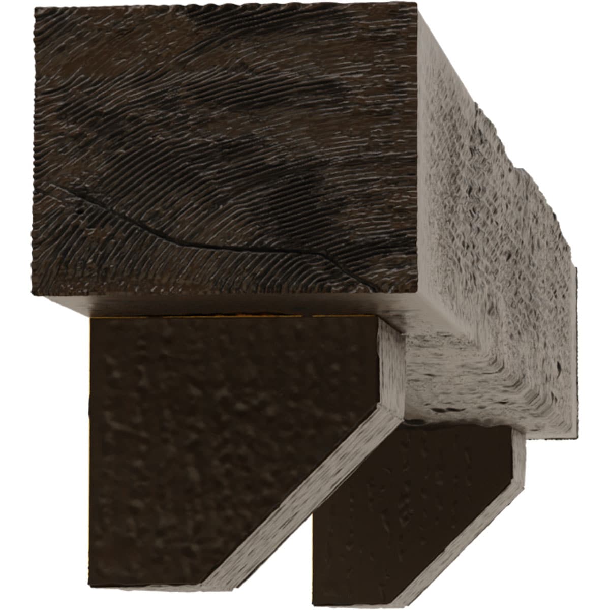 Ekena Millwork MANURS08X08X36ASBM Mantel-Shelves - View #4