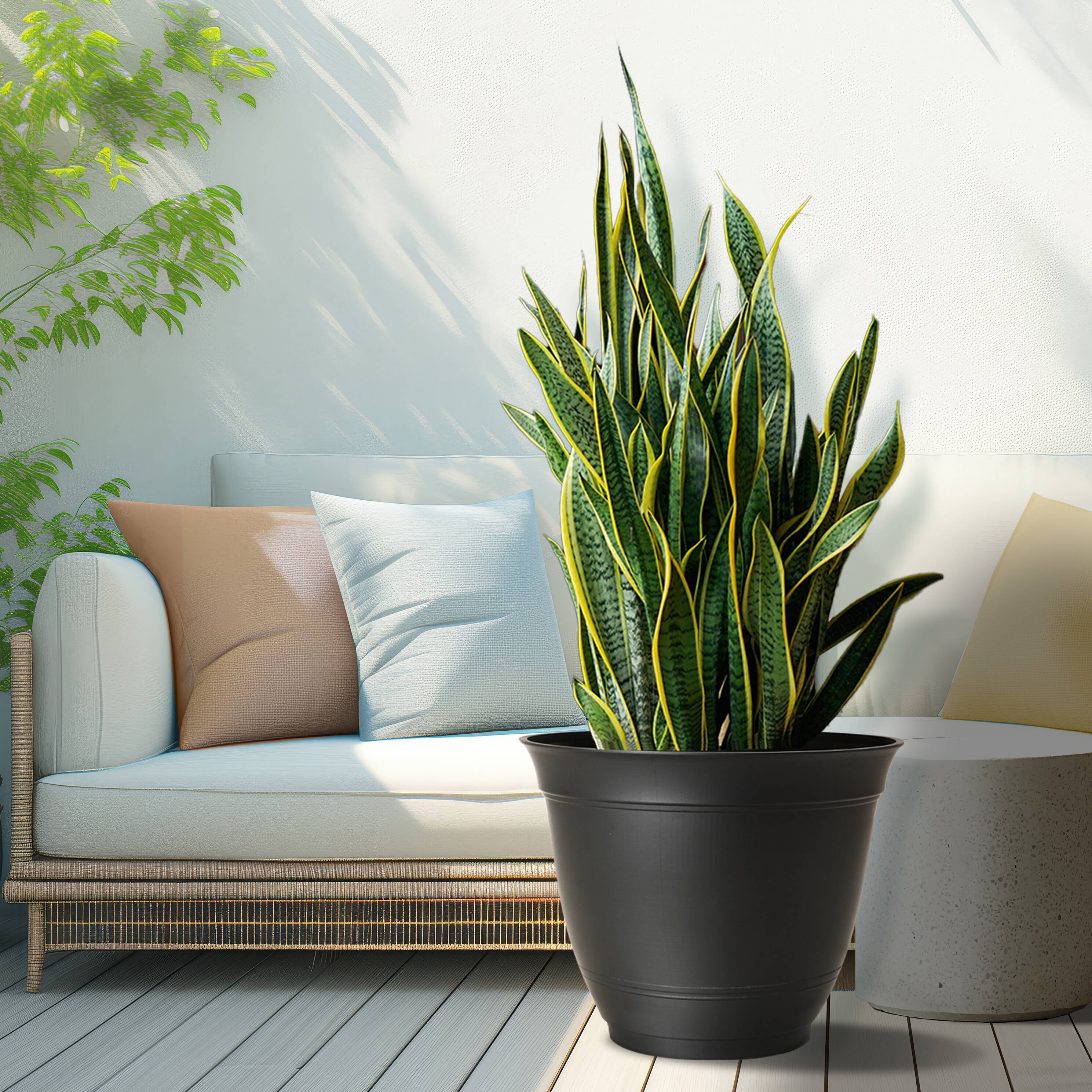 Style Selections DP2132C-BLACK Planter-Window-Box - View #5