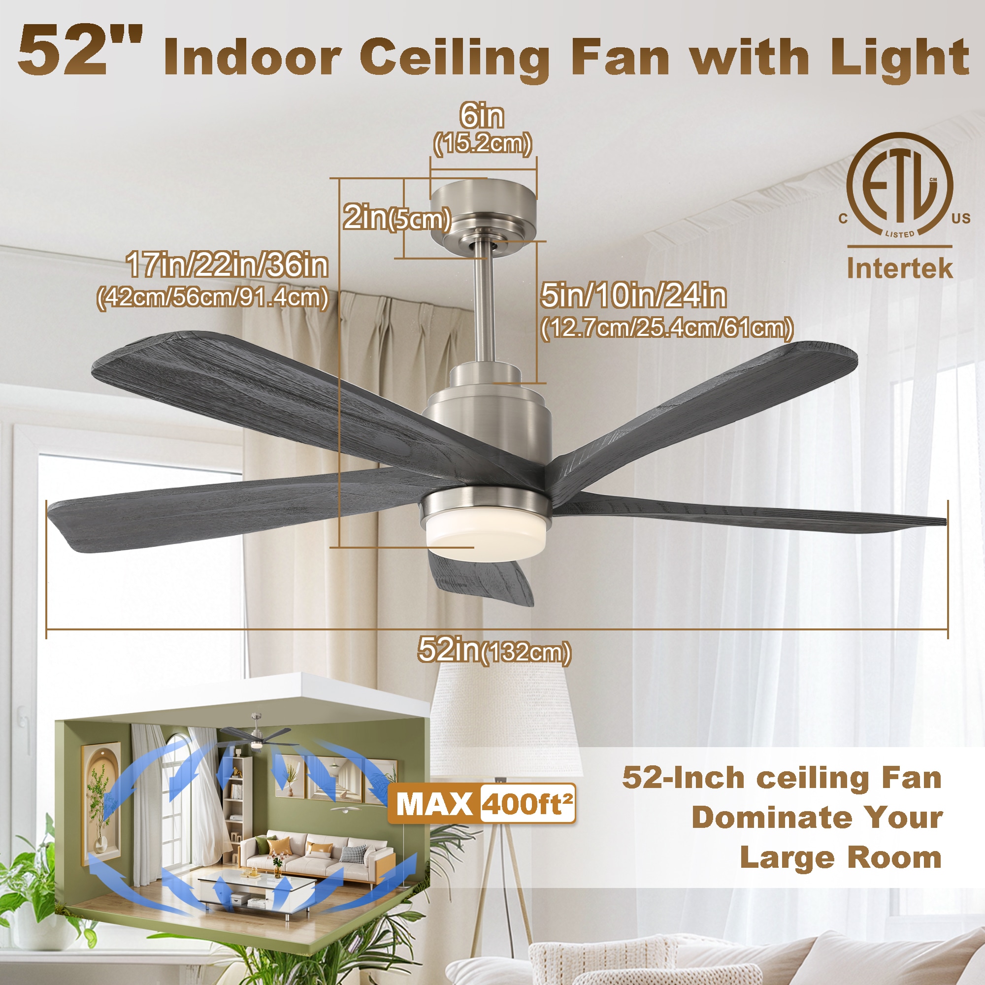 Sunrinx MG12-CF-1 Ceiling-Fans - View #7