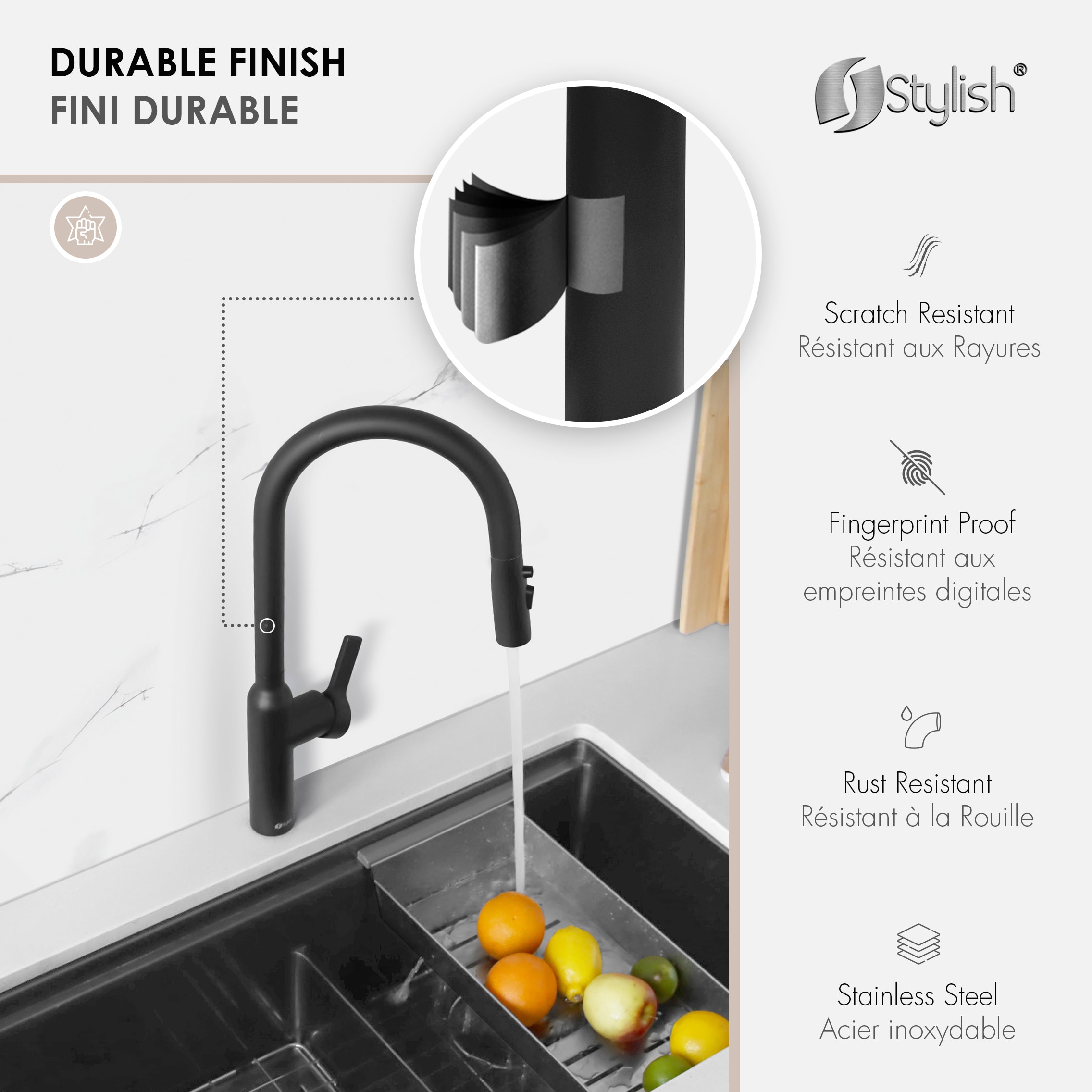 Stylish K-133N Kitchen-Faucets - View #8