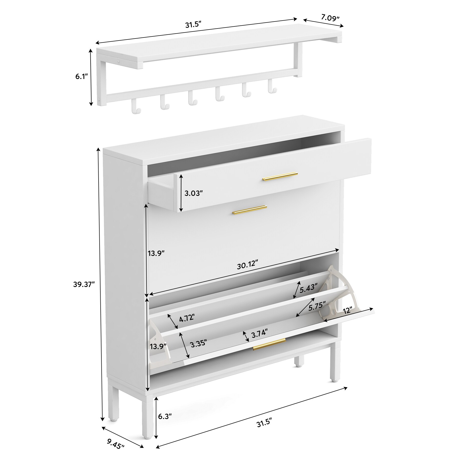 Tribesigns HOGA-F1548 Shoe-Racks - View #10