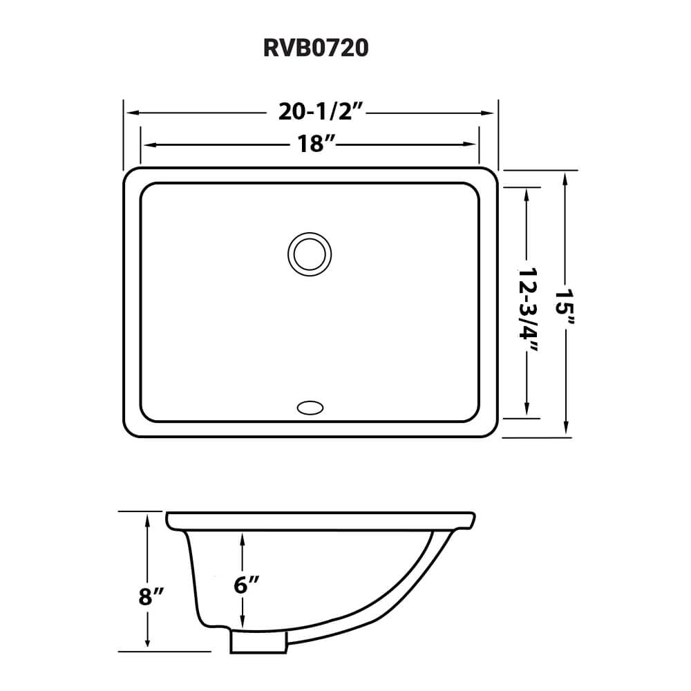 Ruvati RVB0720EG Bath-Sink - View #8
