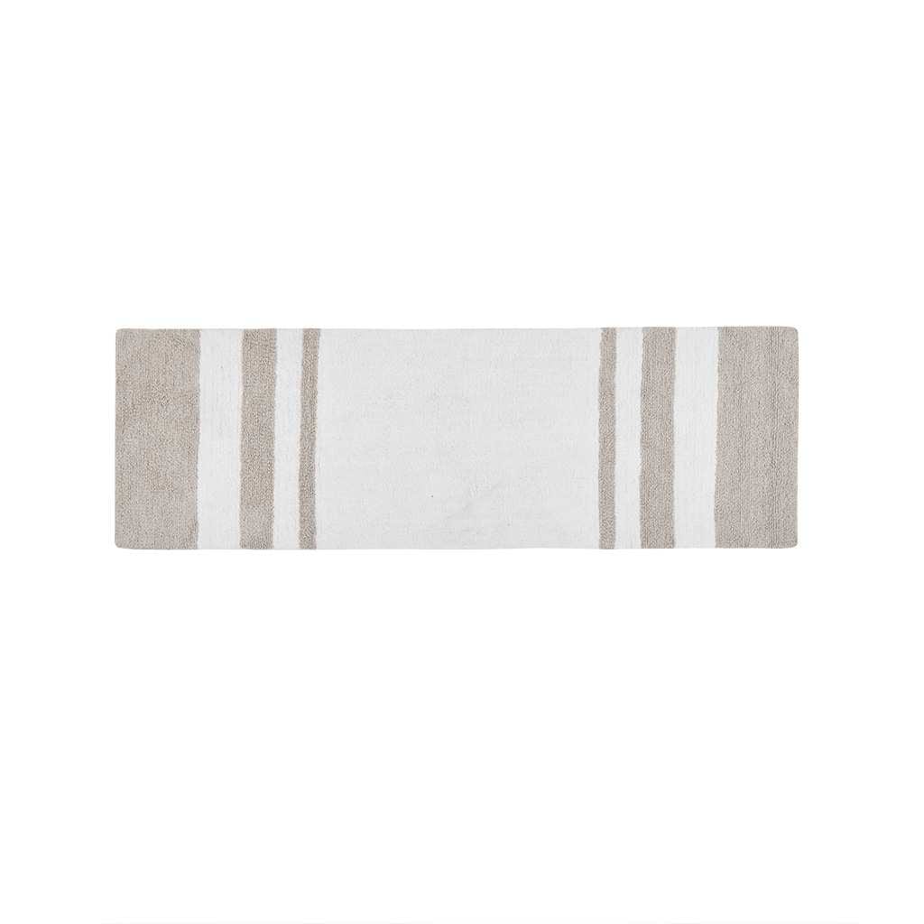 Vynxaria LEXY0369DJYSDTDZ012 Bath Rugs and Mats  Reversible 24x72 Striped Comfort Oasis