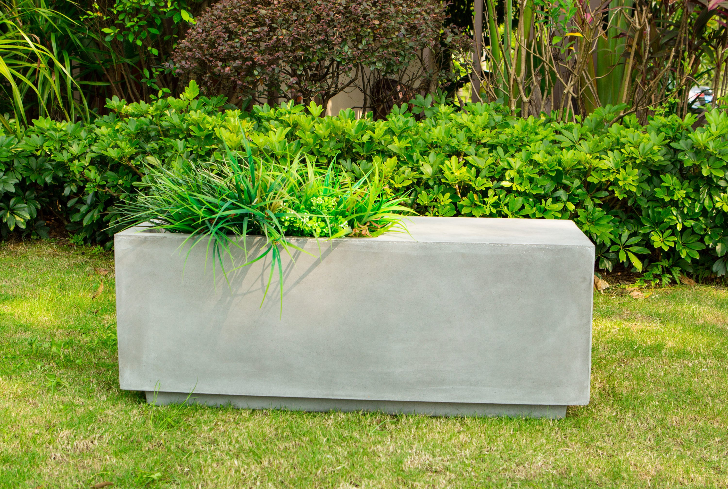 KANTE Rectangle 14.6-in W x 14.6-in H Gray Concrete Contemporary/Modern ...