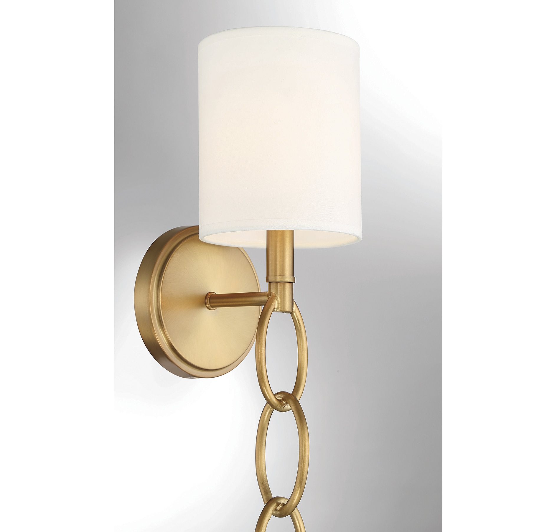 Joffree Warm Brass Dimmable 1-Light Wall Sconce