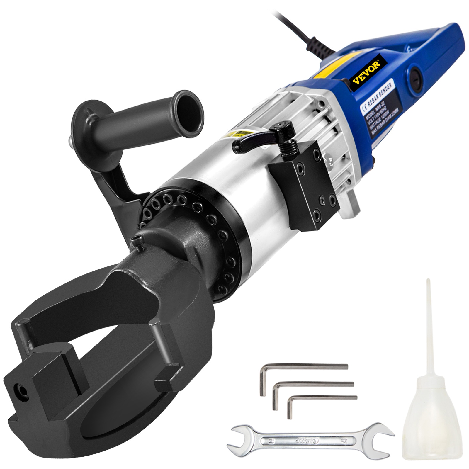 VEVOR STGJWQJXDYSD22M11V1 Rebar Bender 10.9-Amp Rebar Cutters and Benders