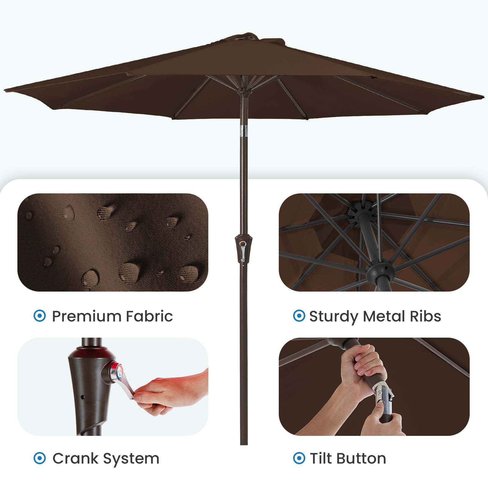 JEAREY JE-QTZZS-6.5X10FT-BL Umbrellas-2 - View #6