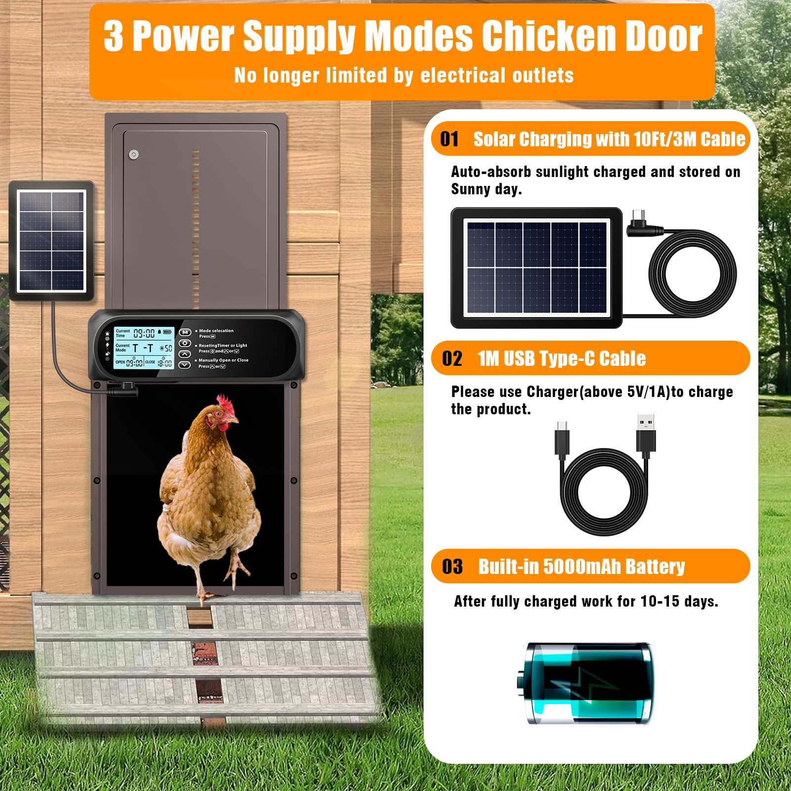 DHMHD LDH0810X196 Chicken-Coops-Rabbit-Hutches - View #2